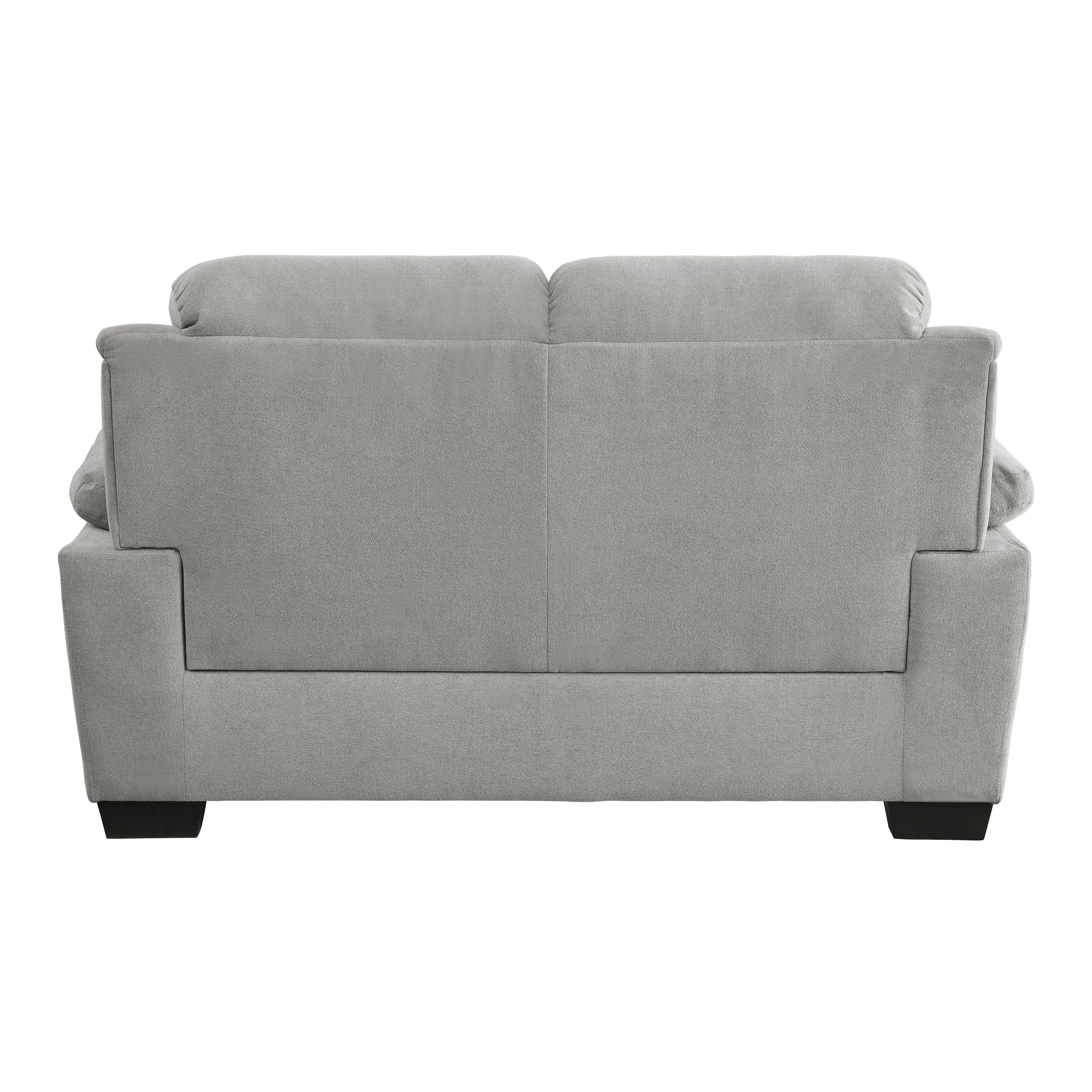 Holleman Gray Loveseat - Image 5