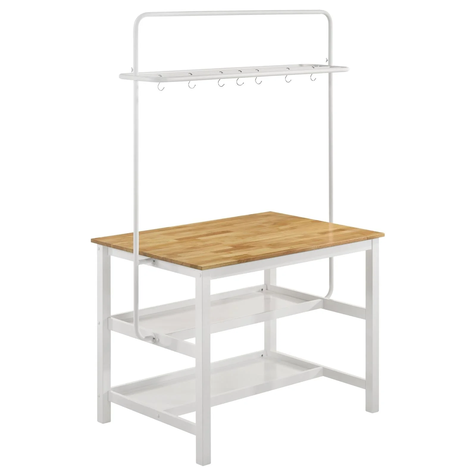 Hollis Brown and White Counter Height Dining Set - Image 3