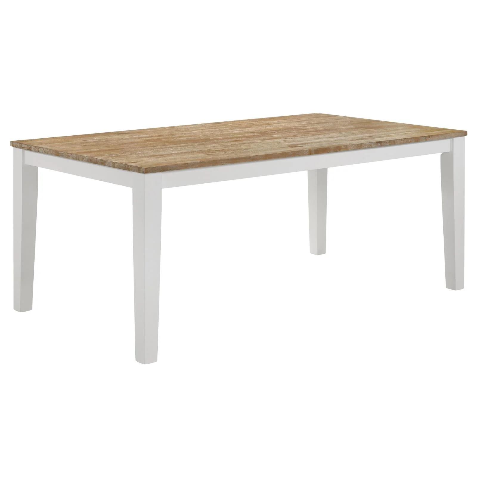 Hollis Brown/White 5-Piece Rectangular Dining Set - Image 2