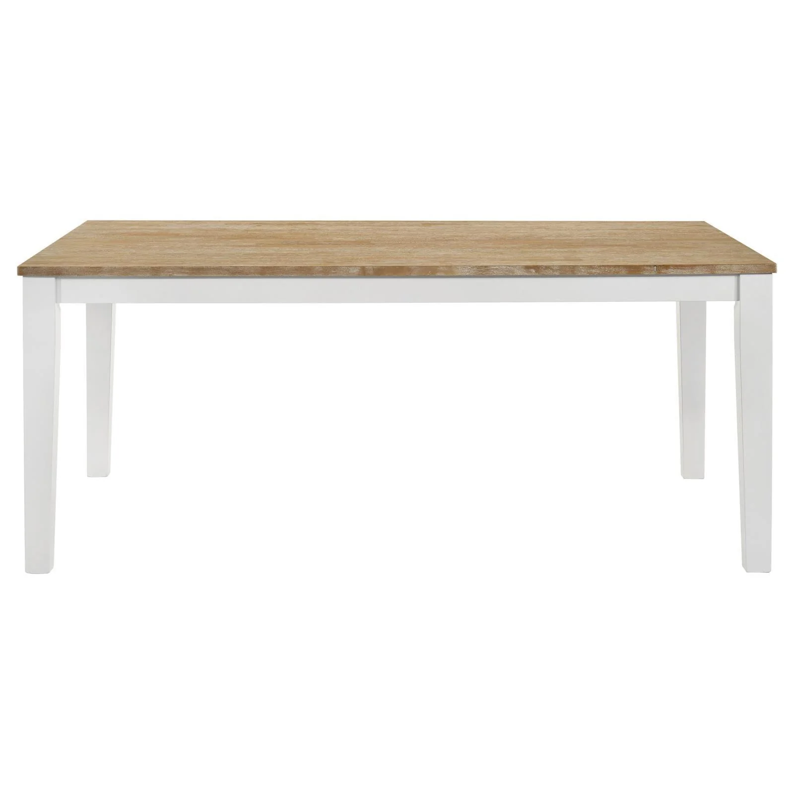 Hollis Brown/White 7-Piece Rectangular Dining Set - Image 3