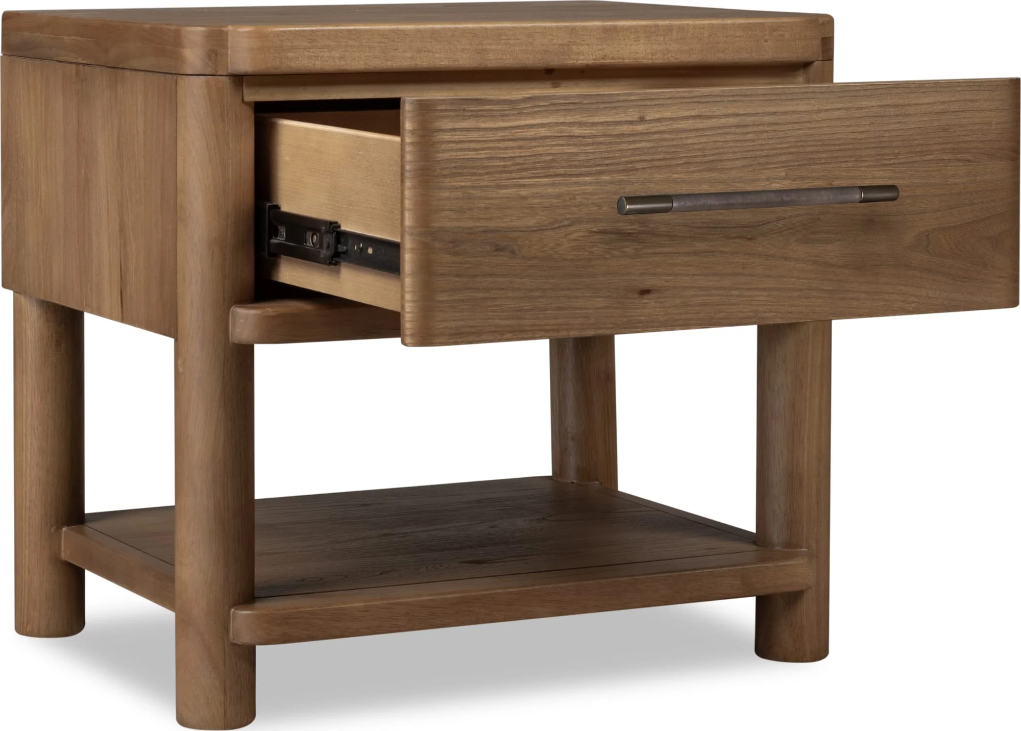 Hollis Cabin Glow One Drawer Nightstand w/CM - Image 3