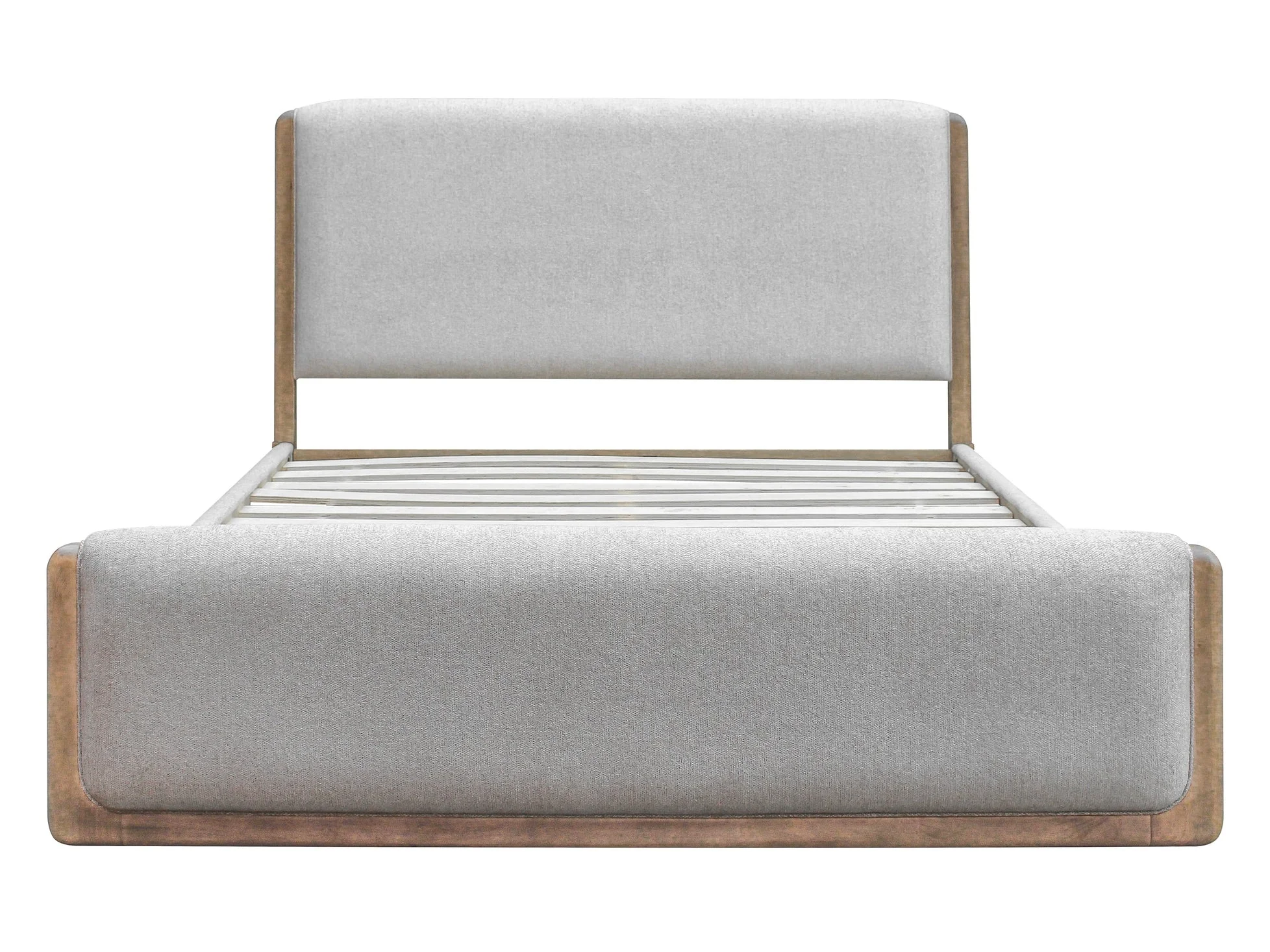 Hollis Sweater Grey/Cabin Glow Upholstered Queen Bed