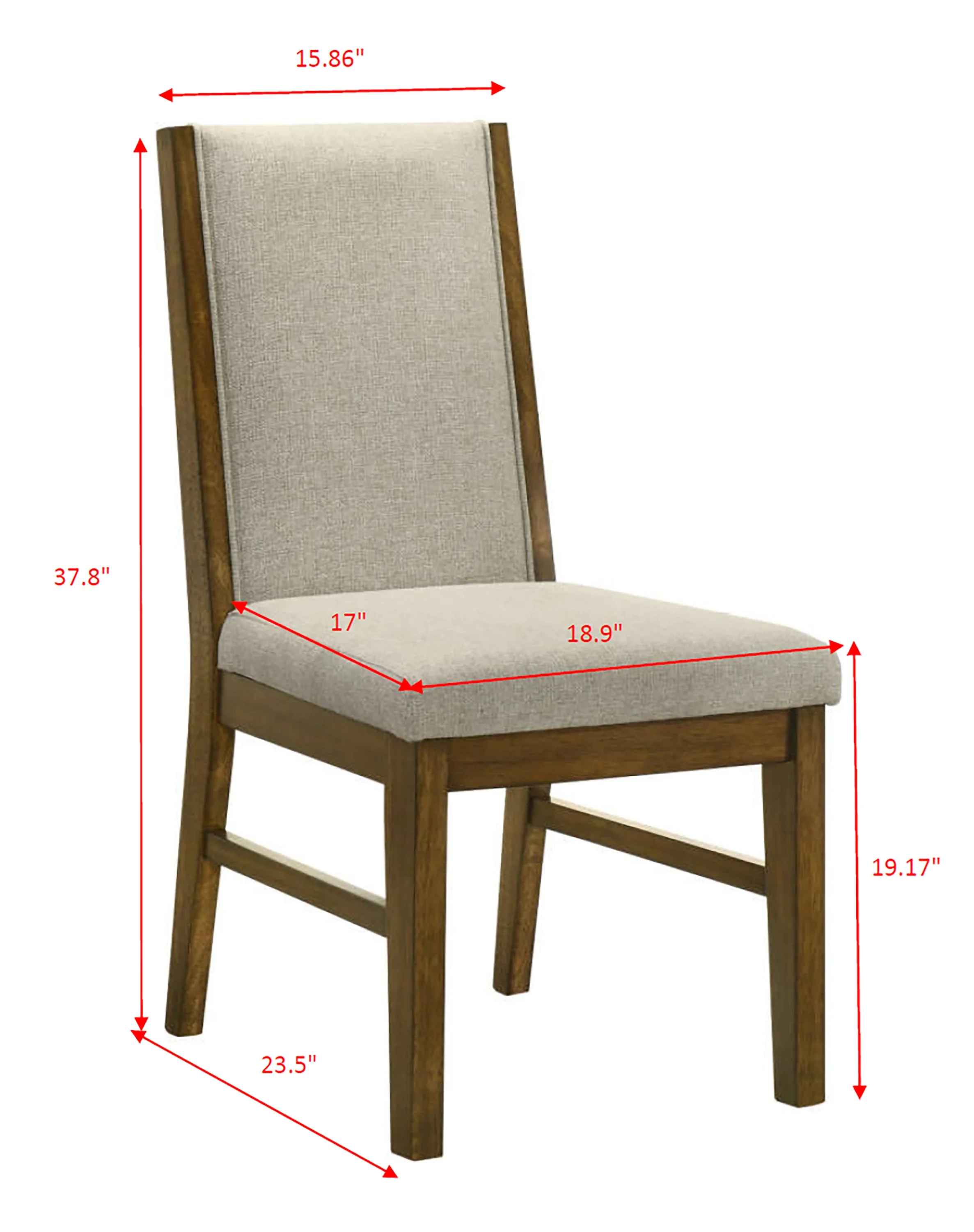 Hollister Brown Dining Chair, Set of 2 - Image 6