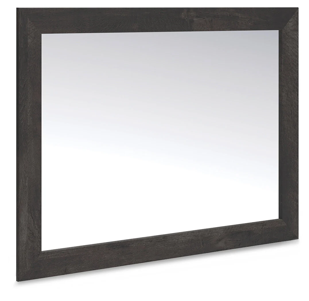 Hollivern Dark Gray Bedroom Mirror - Image 2