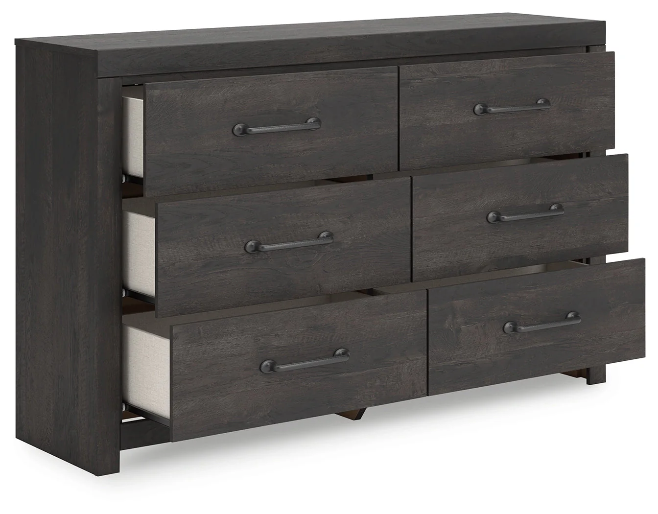 Hollivern Dark Gray Dresser - Image 4
