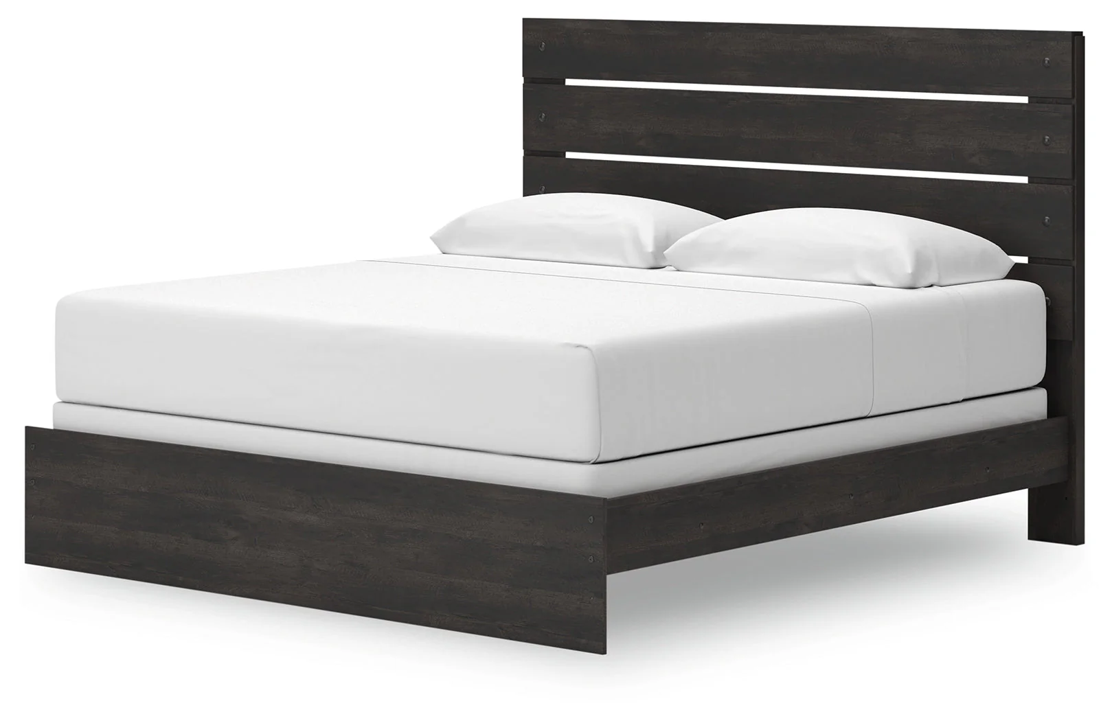 Hollivern Dark Gray King Panel Bed - Image 5