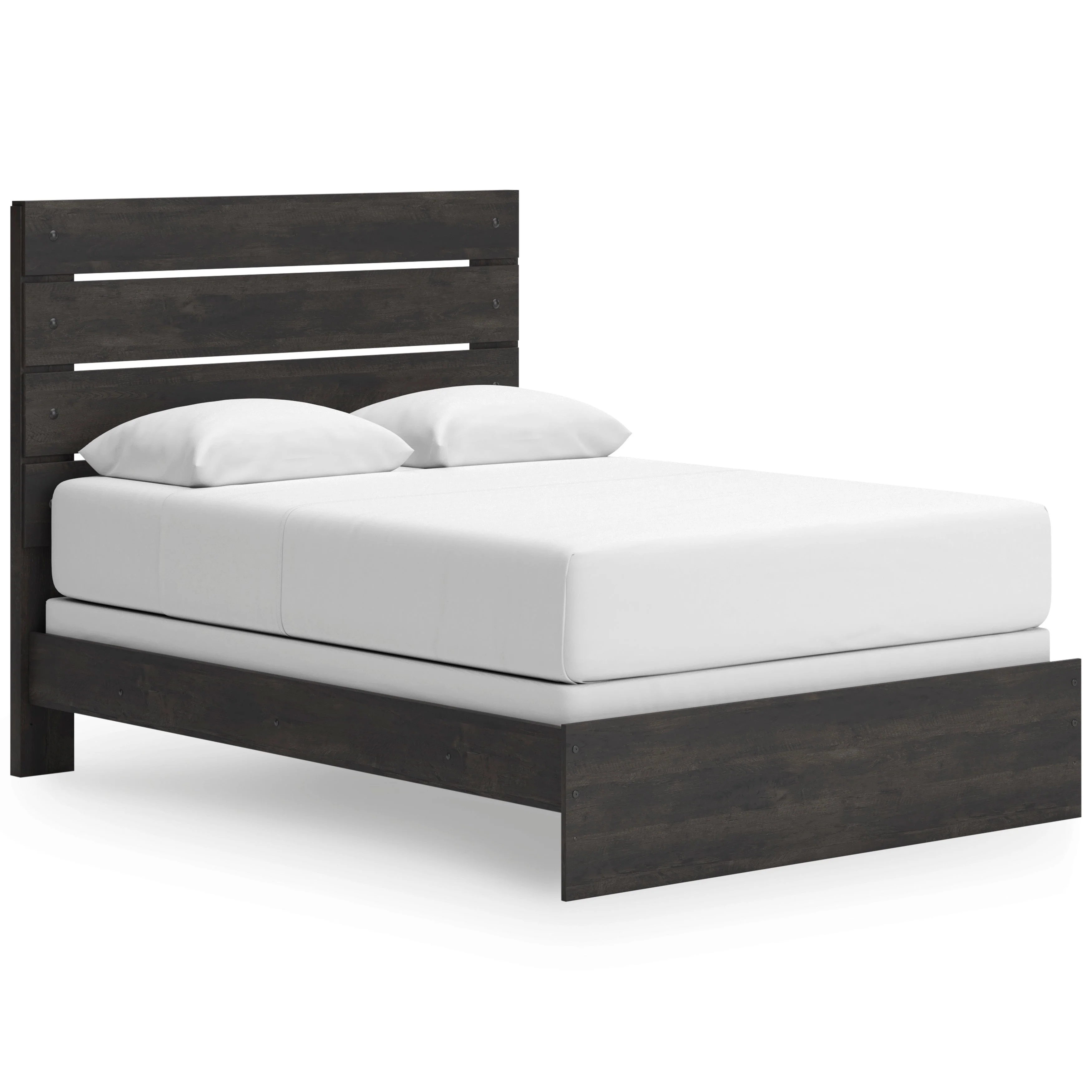 Hollivern Dark Gray Panel Bedroom Set - Image 3