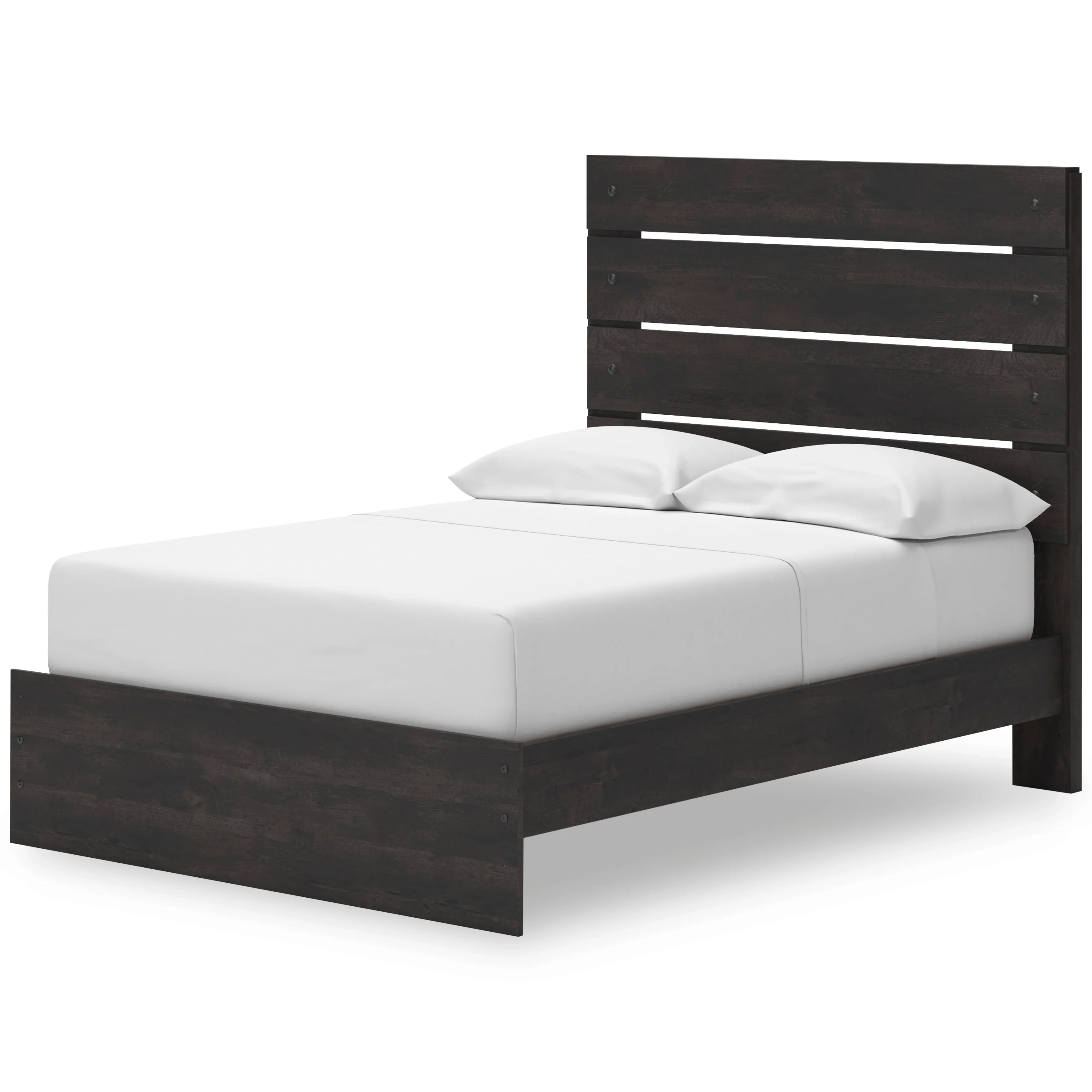 Hollivern Dark Gray Queen Panel Bed with Storage - Image 5