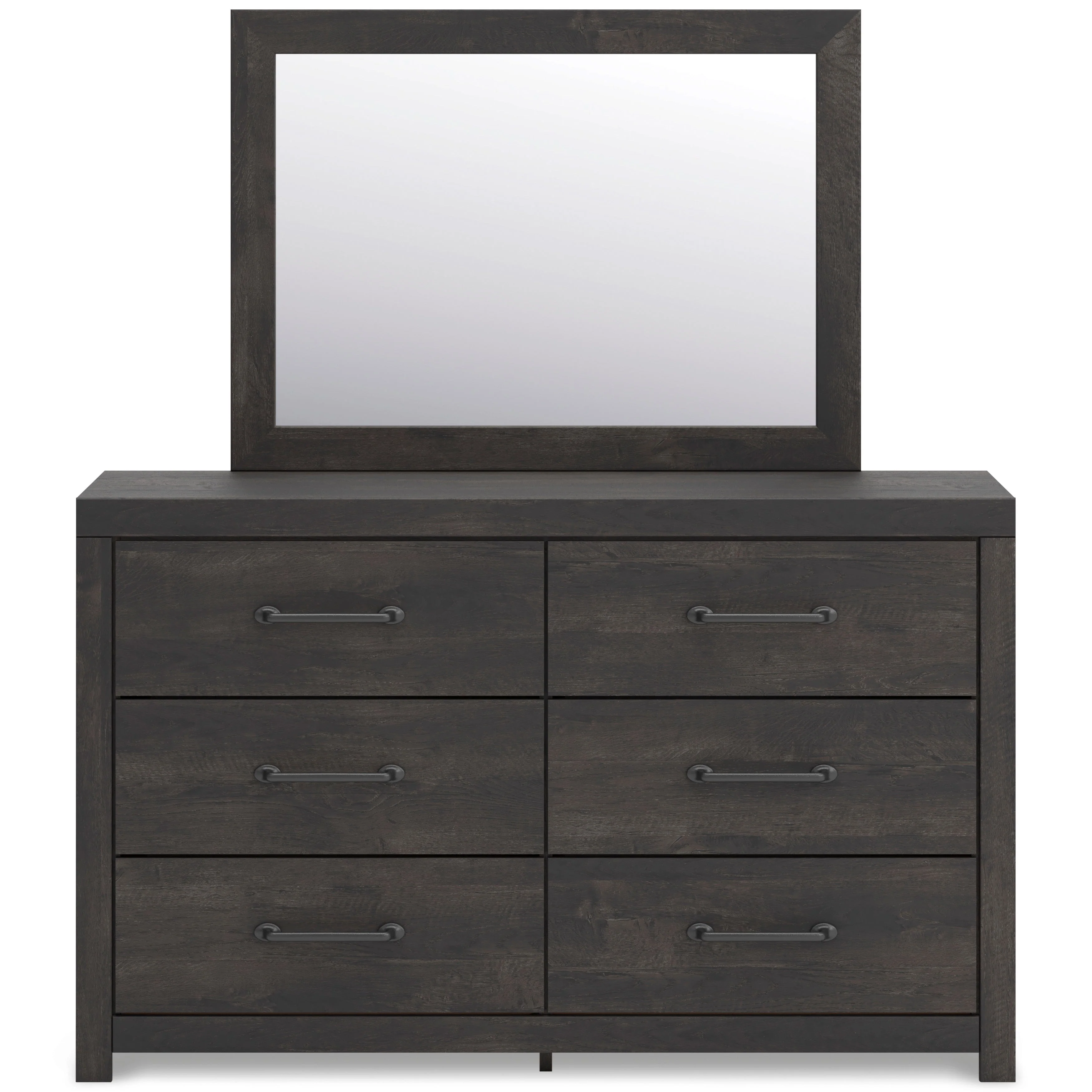 Hollivern Dark Gray Storage Panel Bedroom Set with 2 One-Side Drawers - Image 20