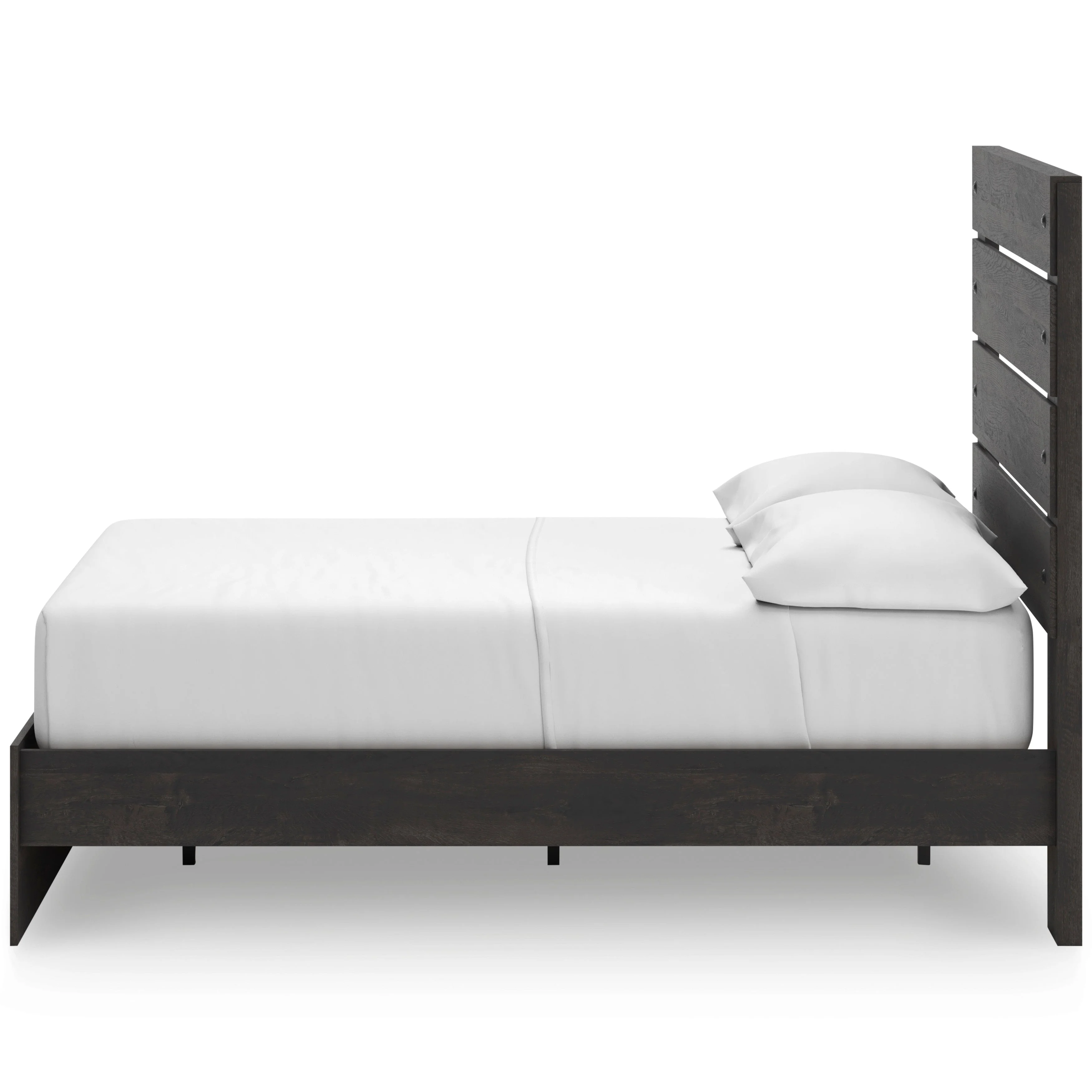 Hollivern Dark Gray Storage Panel Bedroom Set with 2 One-Side Drawers - Image 6