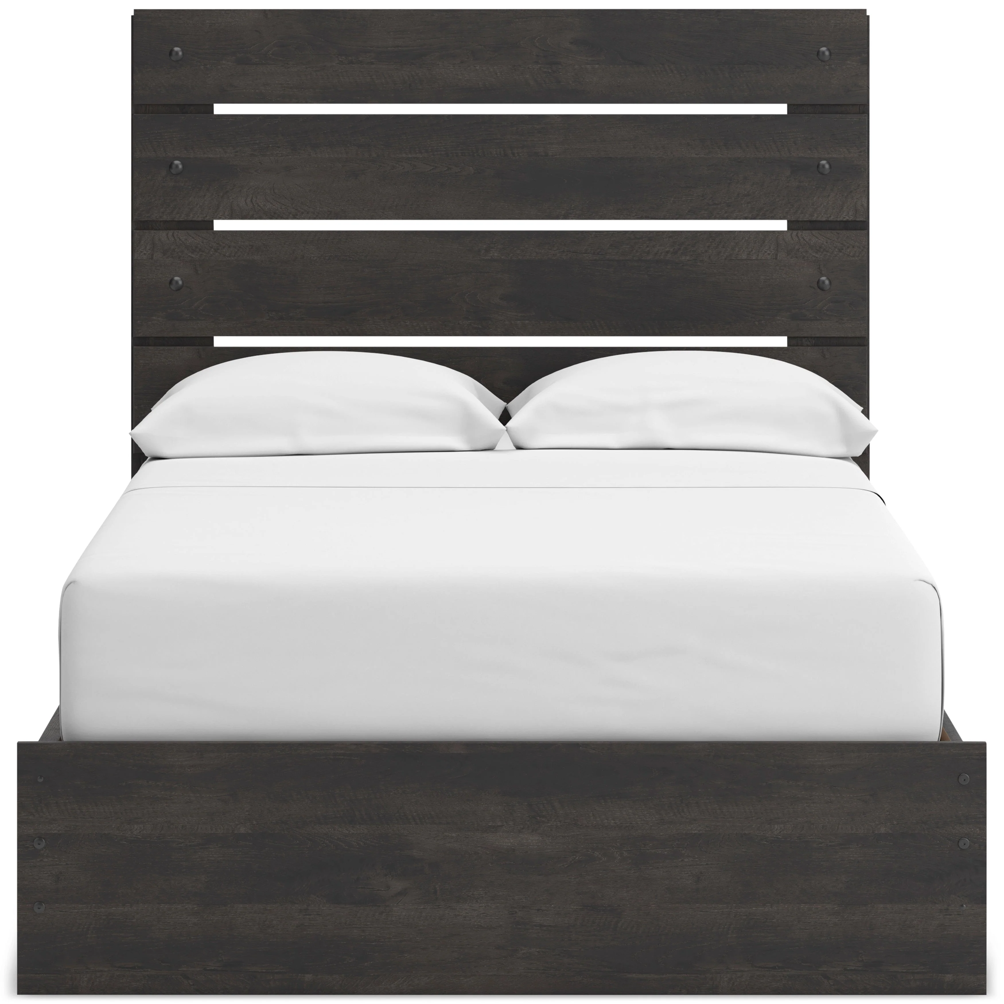 Hollivern Dark Gray Storage Panel Bedroom Set with 2 One-Side Drawers - Image 8