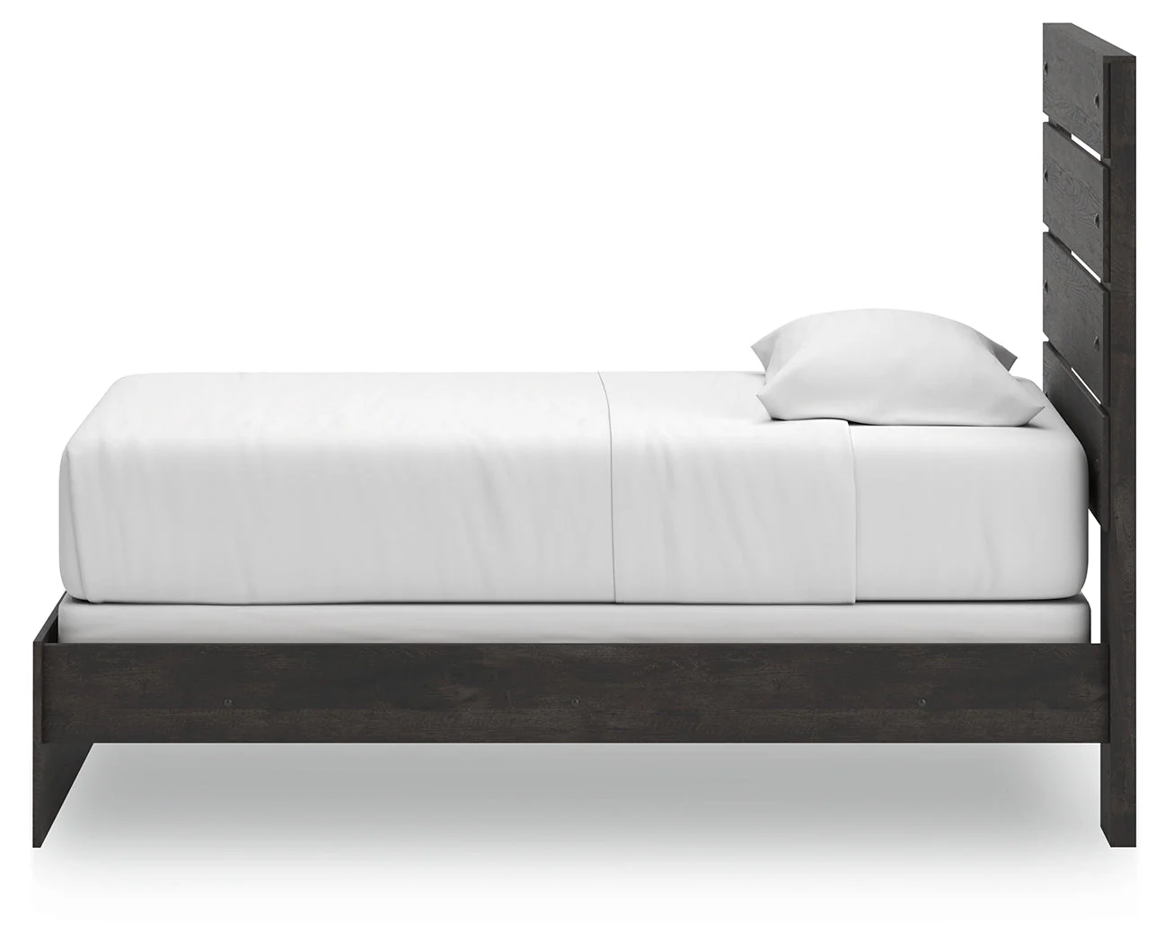 Hollivern Dark Gray Twin Panel Bed - Image 8
