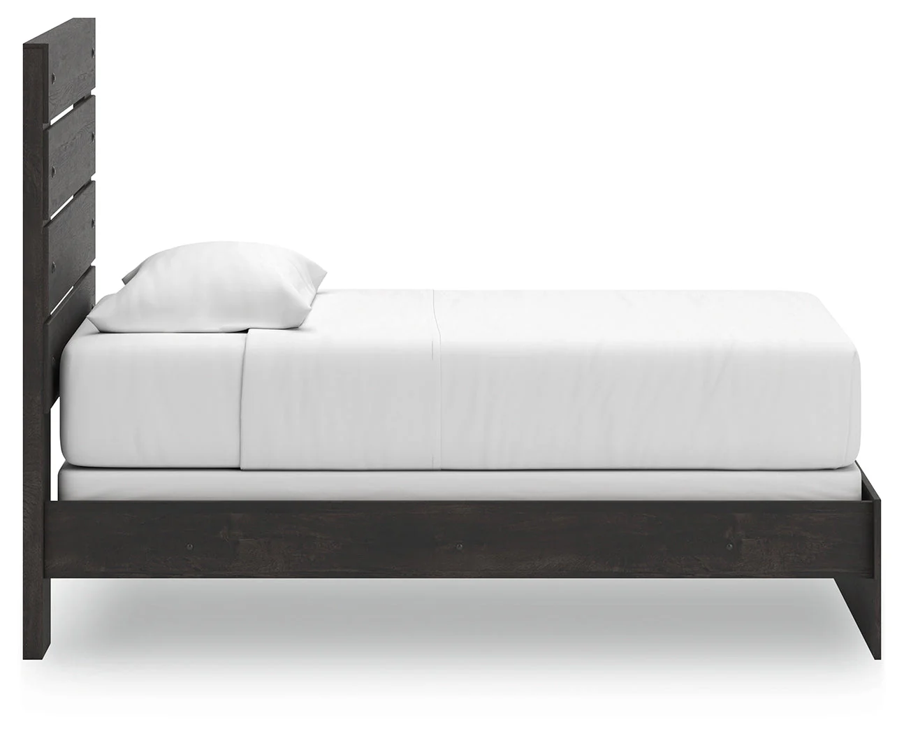 Hollivern Dark Gray Twin Panel Bed - Image 9
