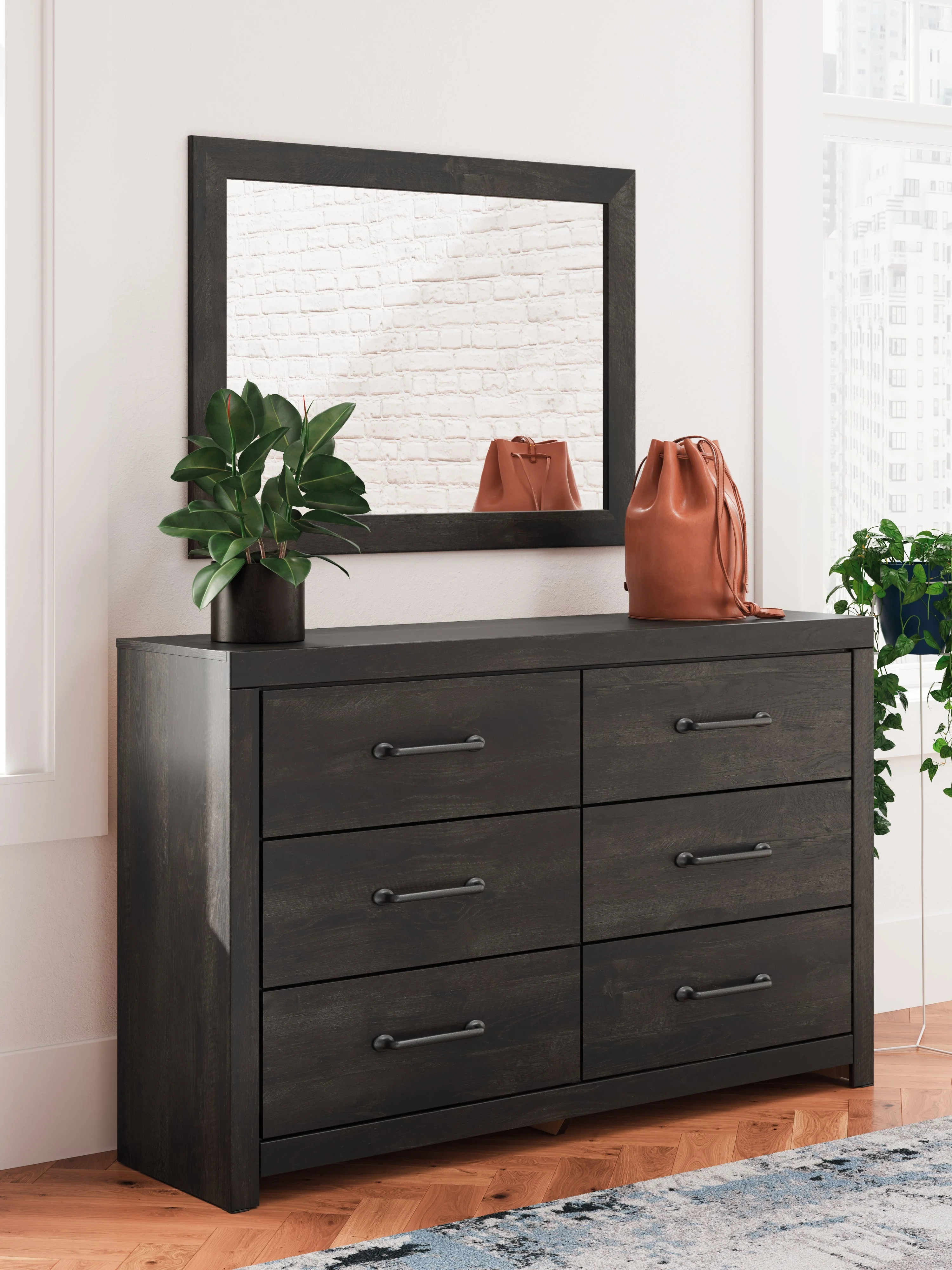 Hollivern Queen Panel Bed, Dresser, Mirror and Nightstand - Image 24