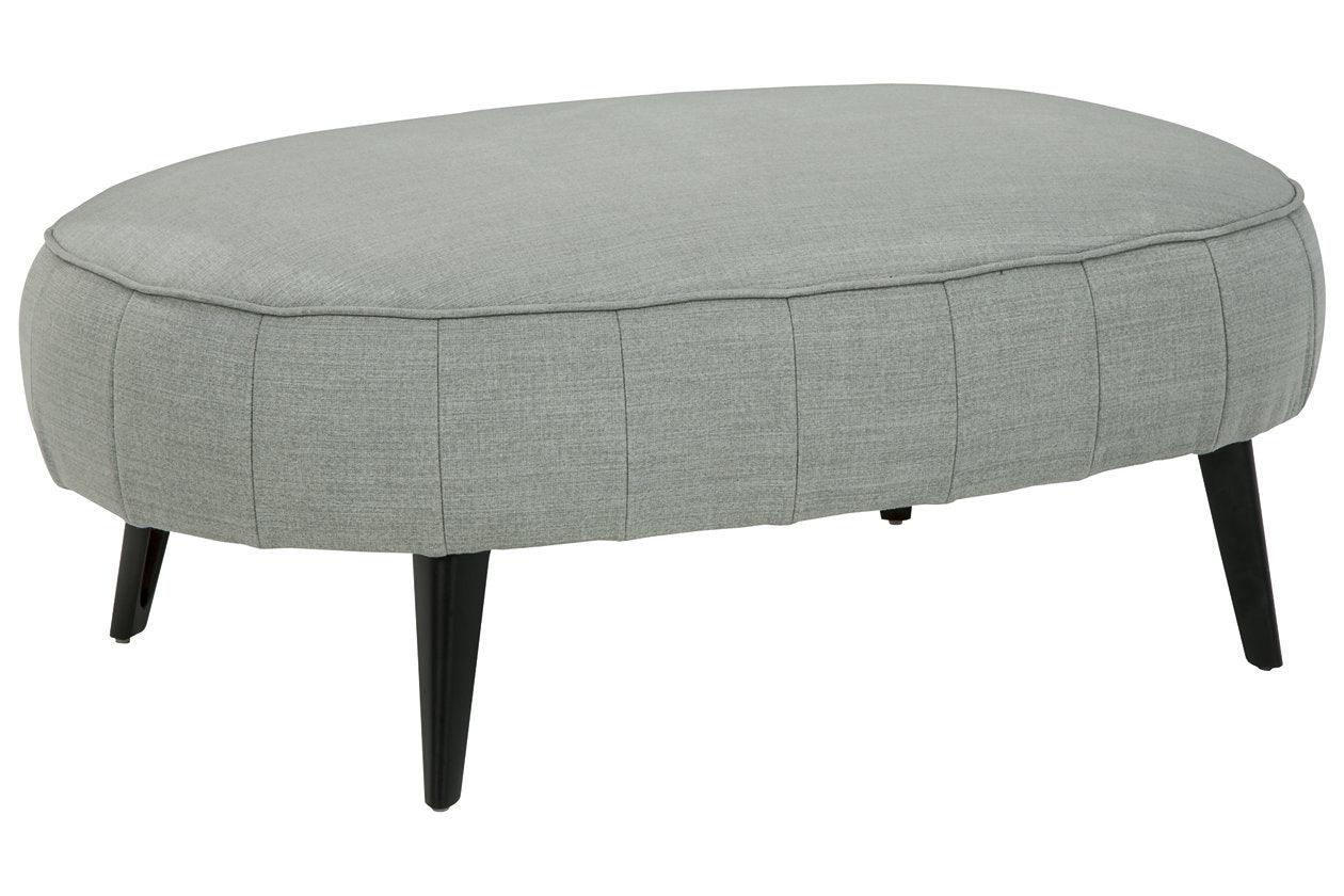 Hollyann Gray Oversized Accent Ottoman - Image 2