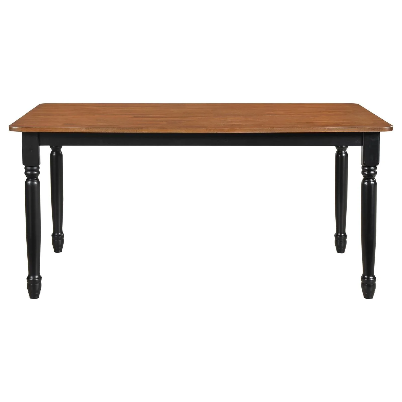 Hollyoak Walnut/Black 7-Piece Rectangular Dining Set - Image 3