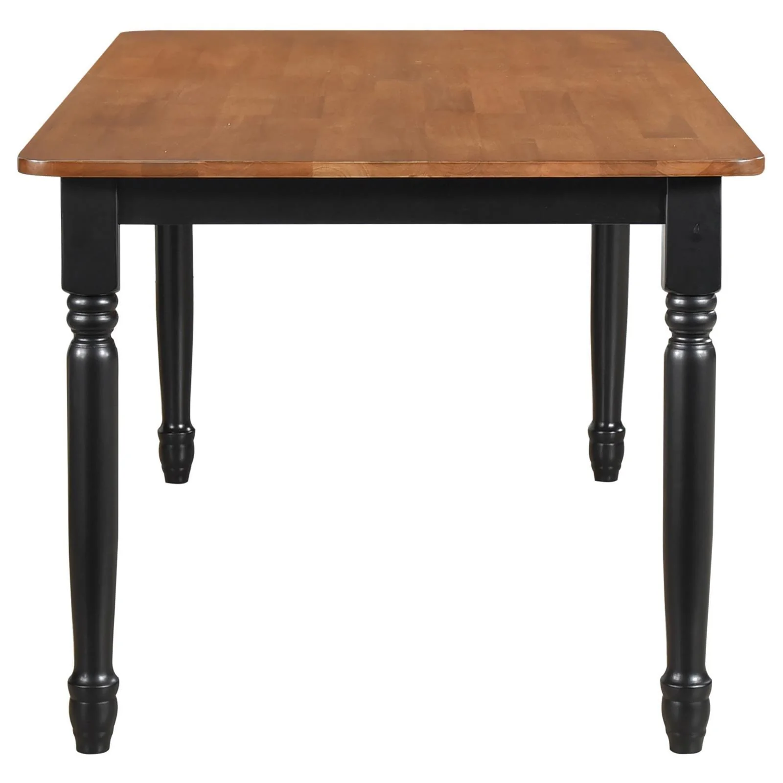 Hollyoak Walnut/Black 7-Piece Rectangular Dining Set - Image 4