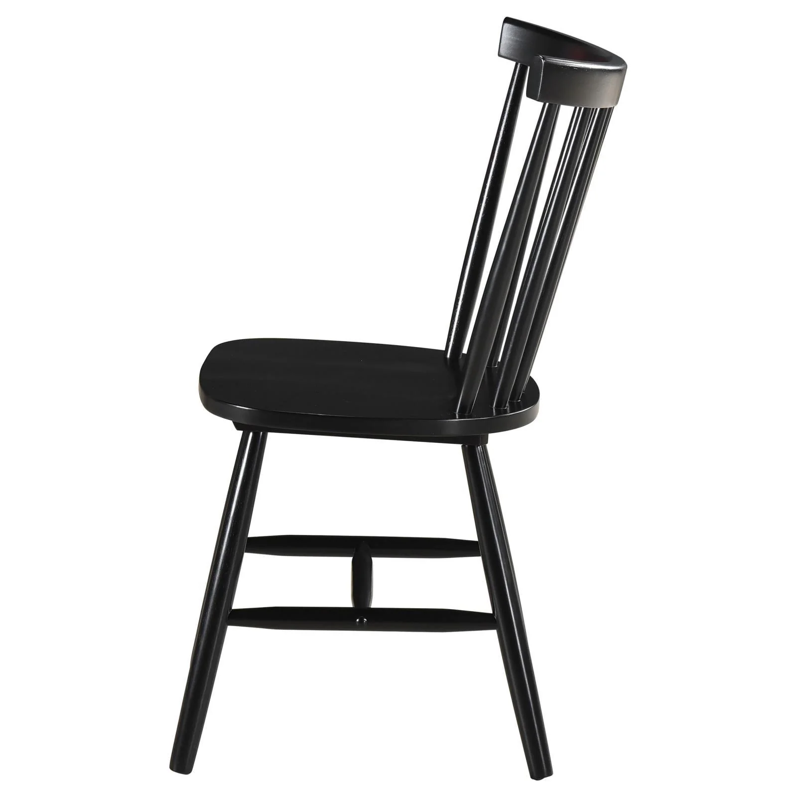 Hollyoak Windsor Spindle Back Dining Side Chairs Black (Set of 2) - Image 5