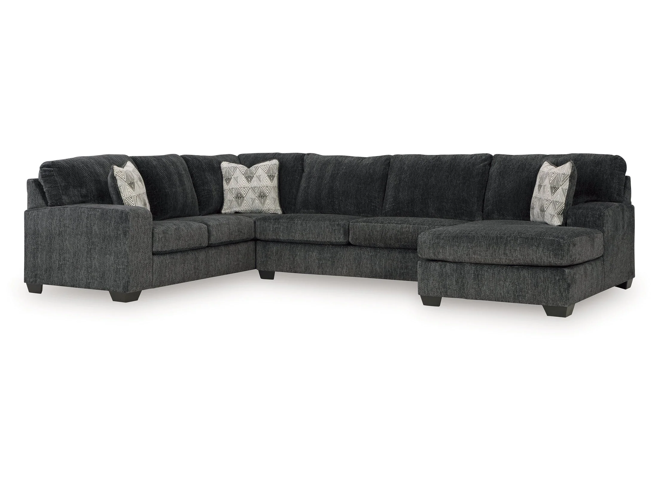 Hollyview Shadow 3-Piece Sectional with Chaise