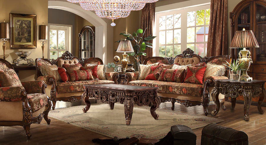 Homey Design HD-39 Dark Cherry Oak 3-Piece Set