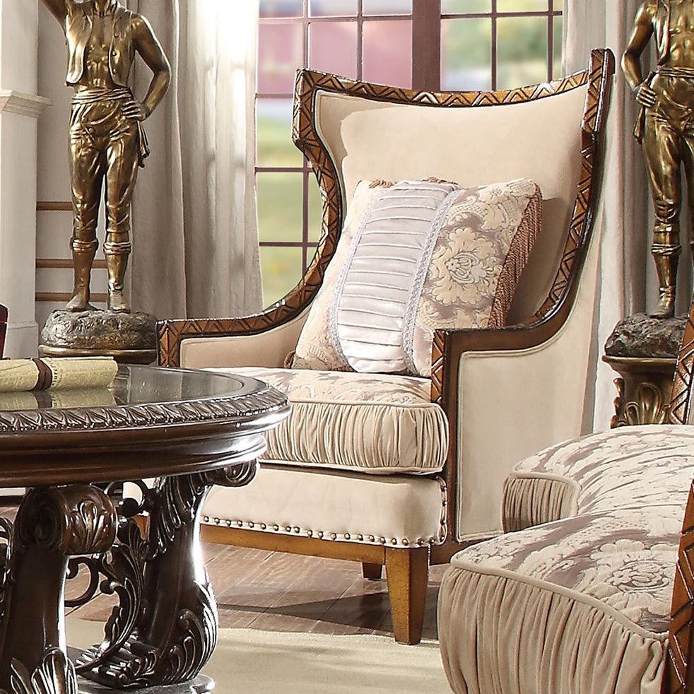 Homey Design HD-823 Dark Oak 3-Piece Set - Image 2