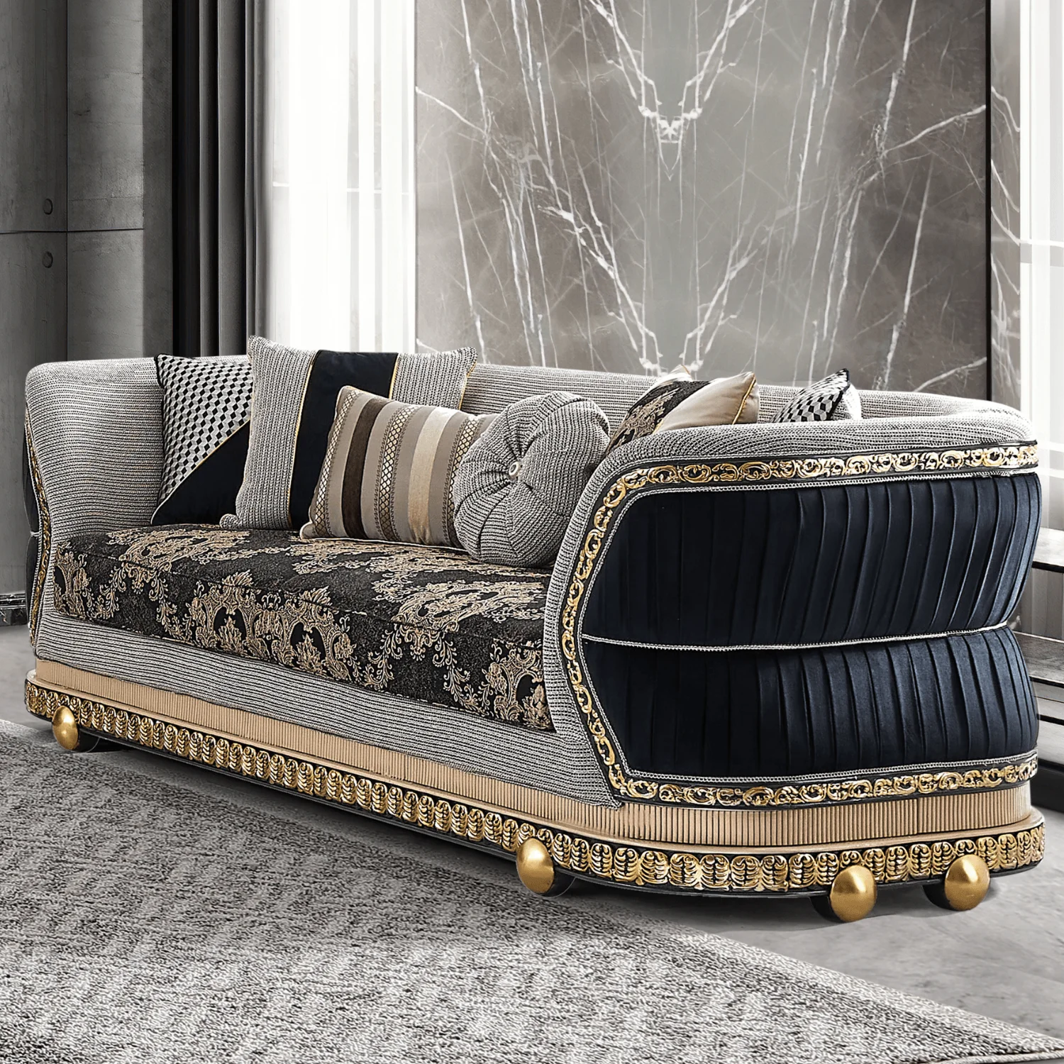Homey Design HD-9013 Sofa - Image 2