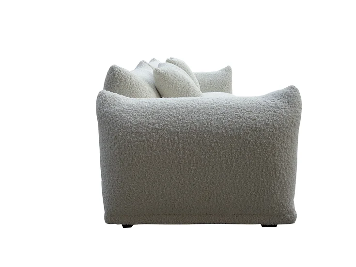 Homey Luxury White 2 Piece Living Room Set - Image 8