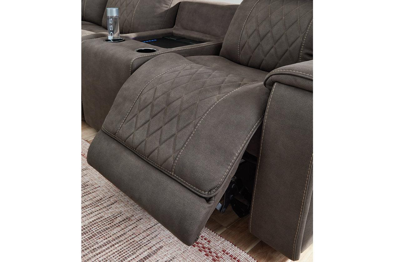 Hoopster Gunmetal 6-Piece Power Reclining Sectional - Image 10