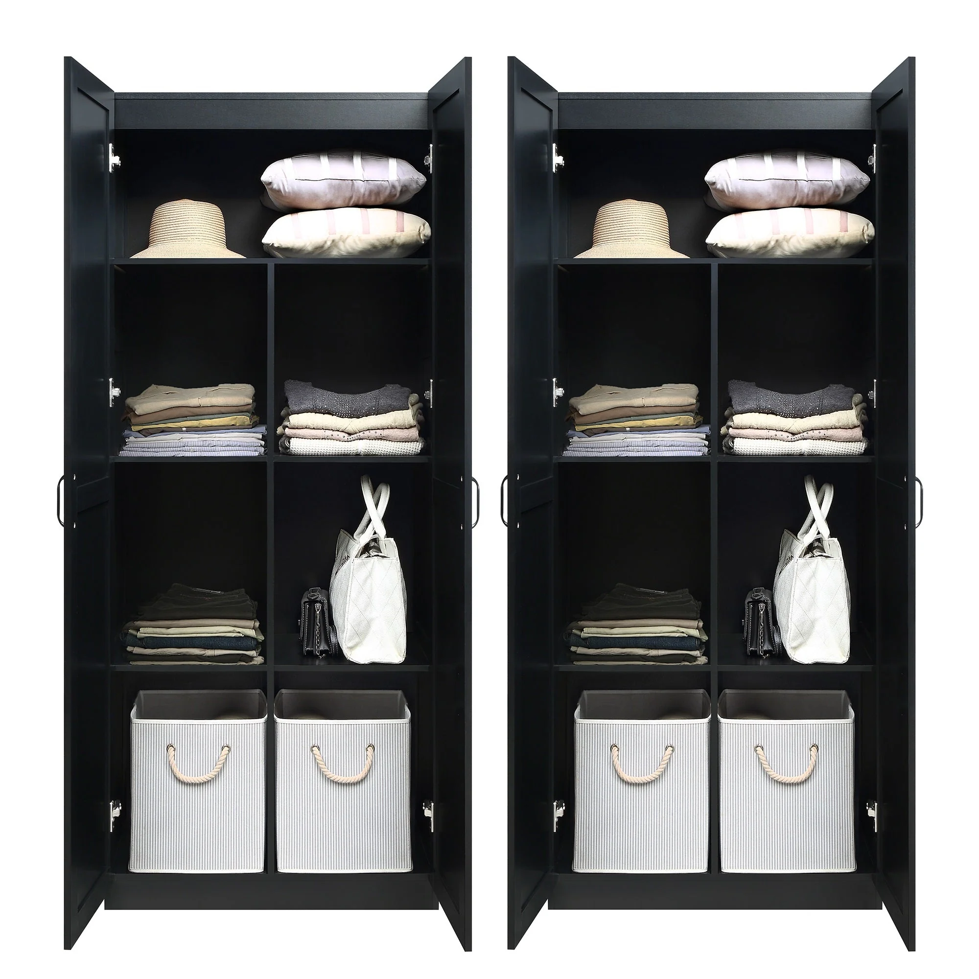 Hopkins Storage Closet 2.0 in Black (set of 2) - Image 5