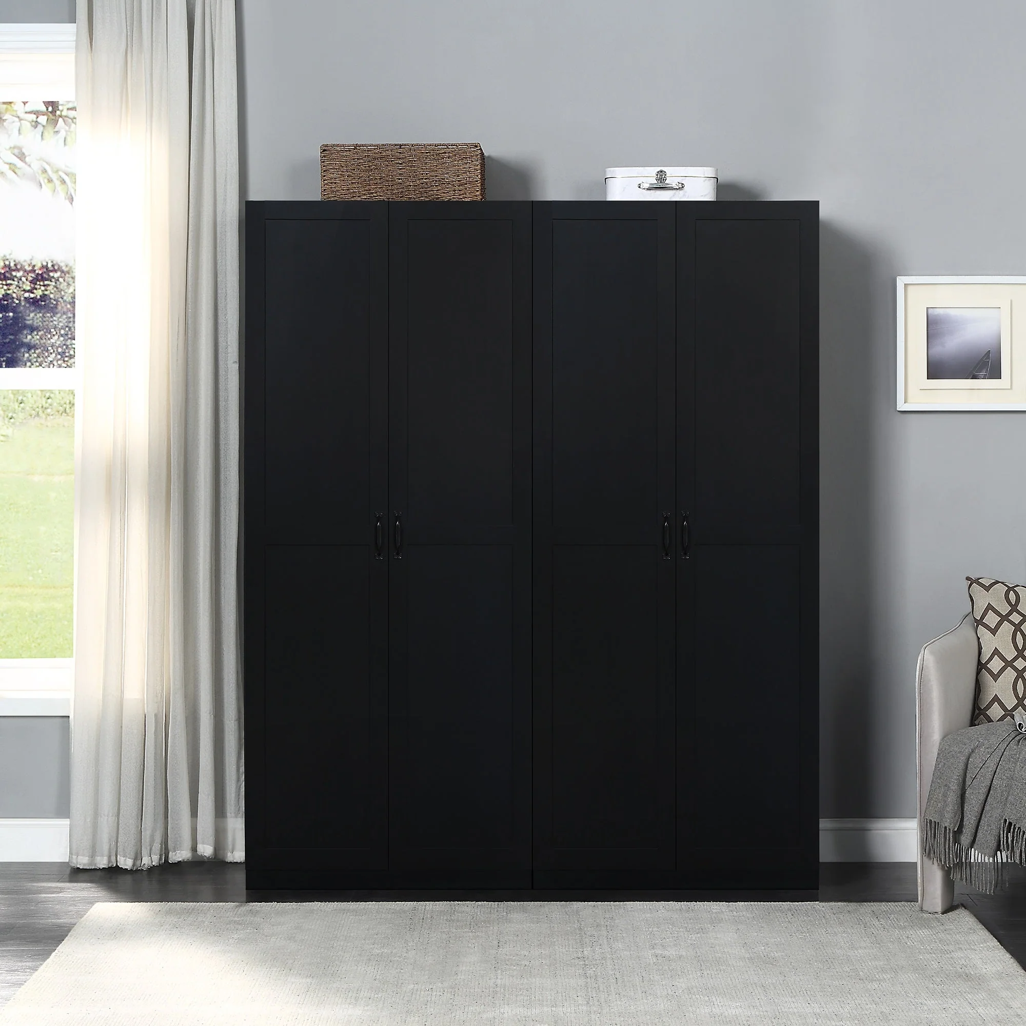 Hopkins Storage Closet 3.0 in Black (set of 2) - Image 2
