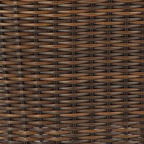 Horizon Hall Brown/Green Outdoor Loveseat with Cushion - Image 7