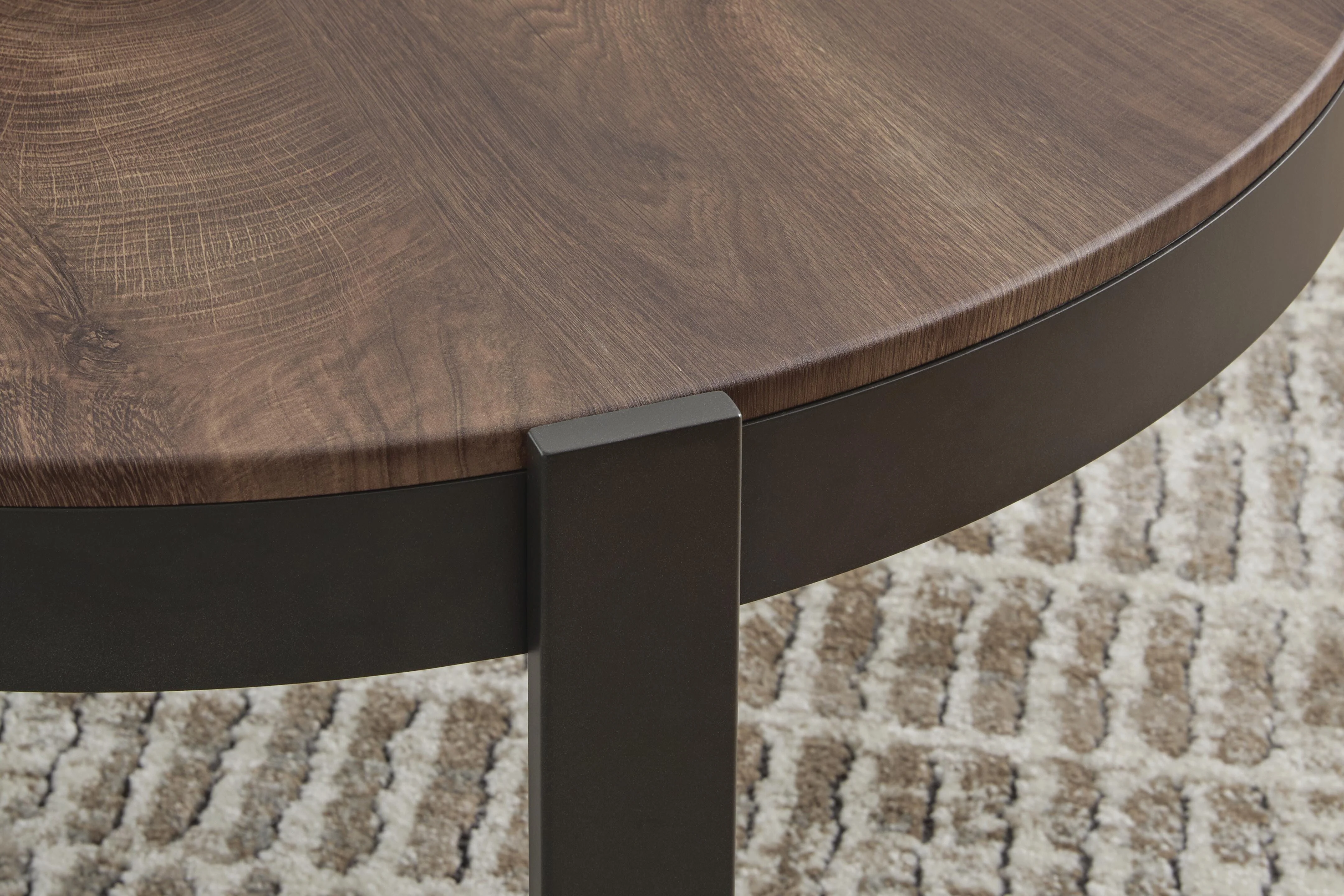 Horizon Hills Brown/Black Table, Set of 3 - Image 5