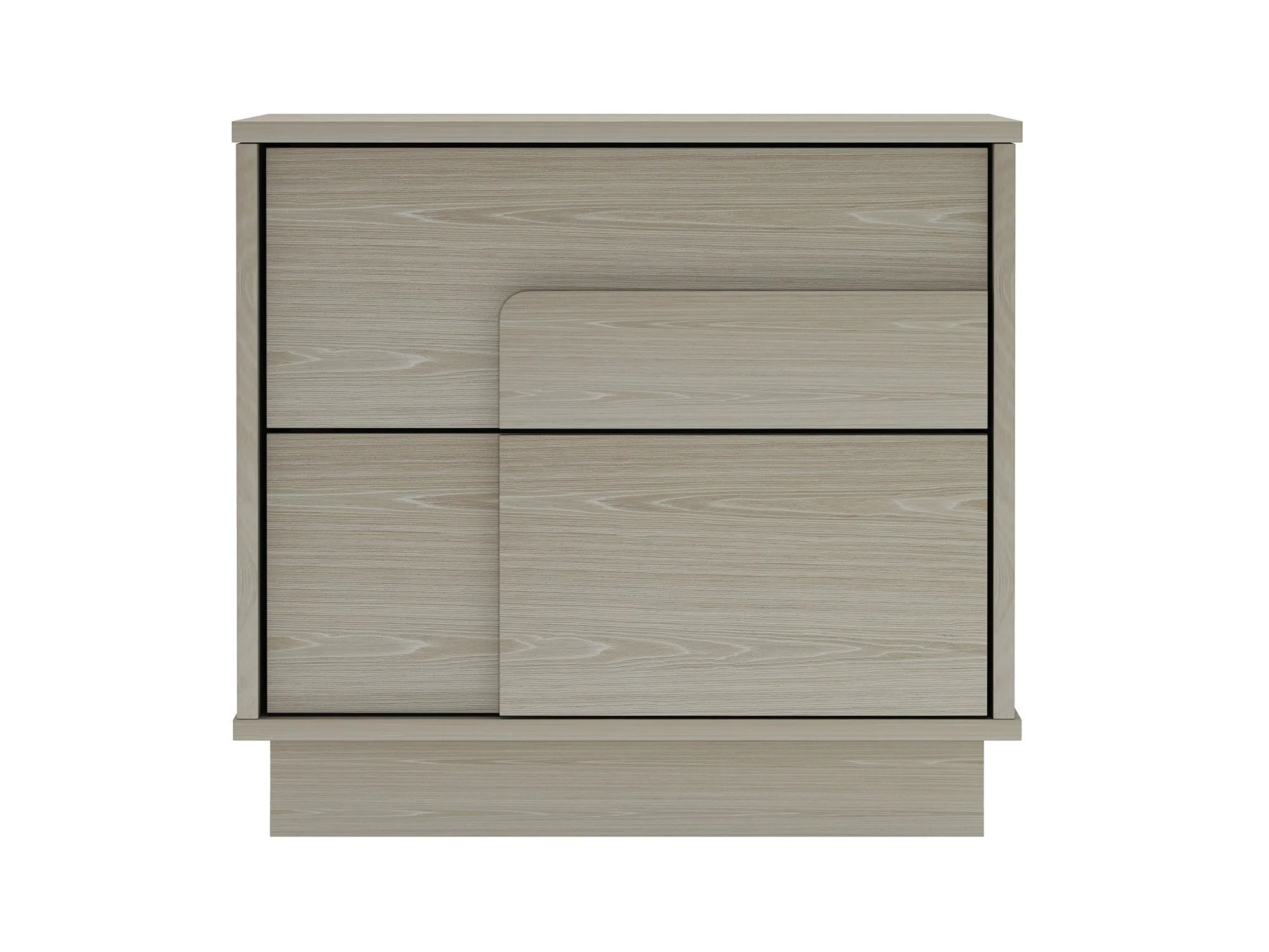 Horizon Nightstand in Whitewashed Oak