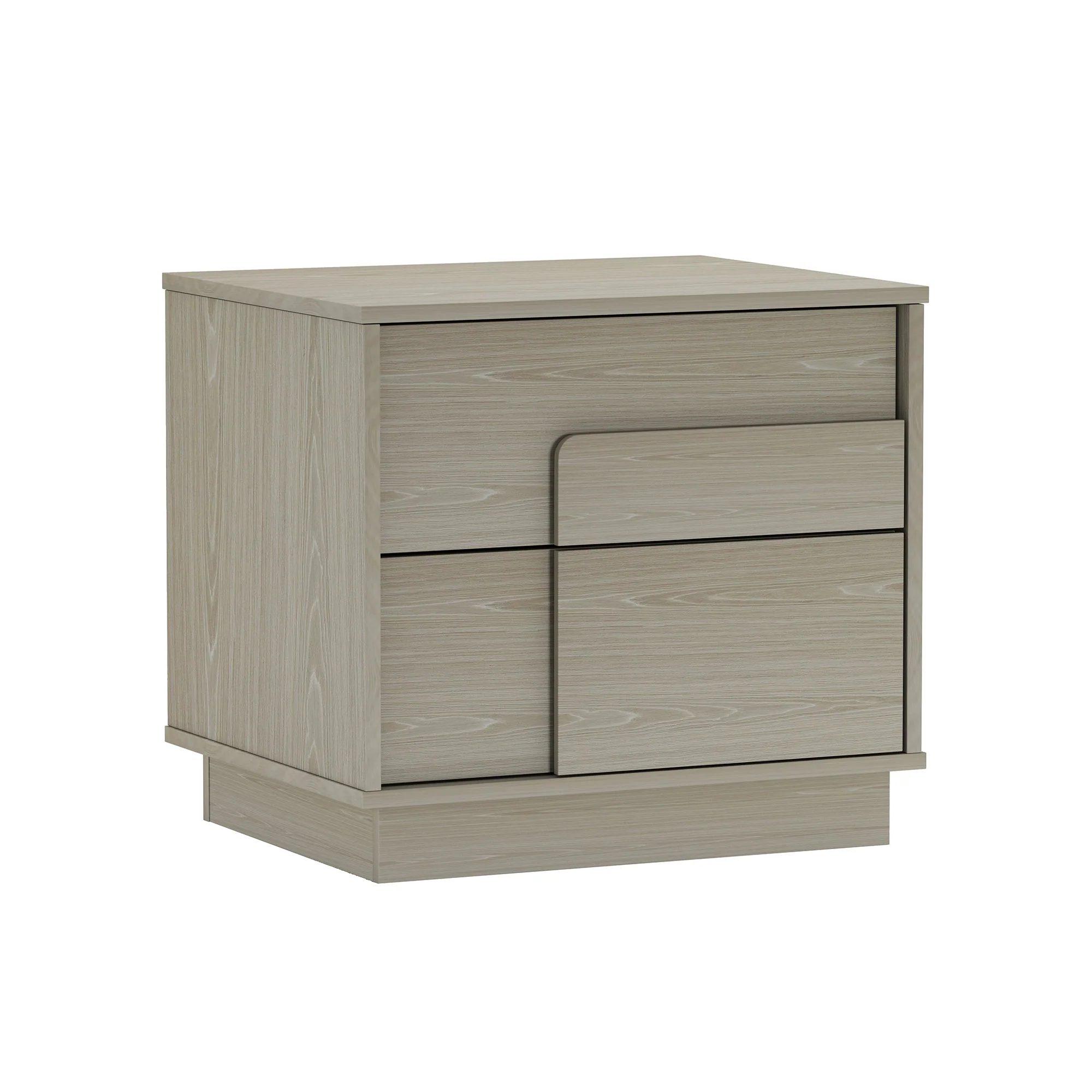 Horizon Nightstand in Whitewashed Oak - Image 6