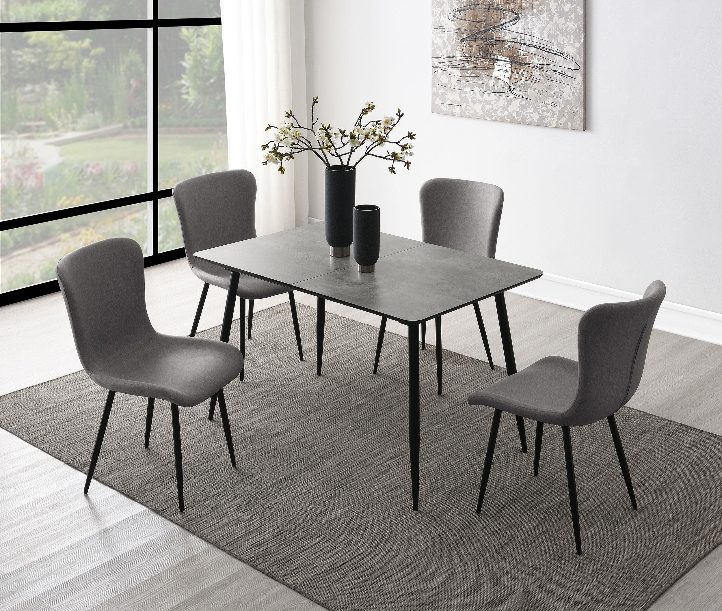 Horizon Upholstered Dining Side Chair Taupe, Set of 2 - Image 11