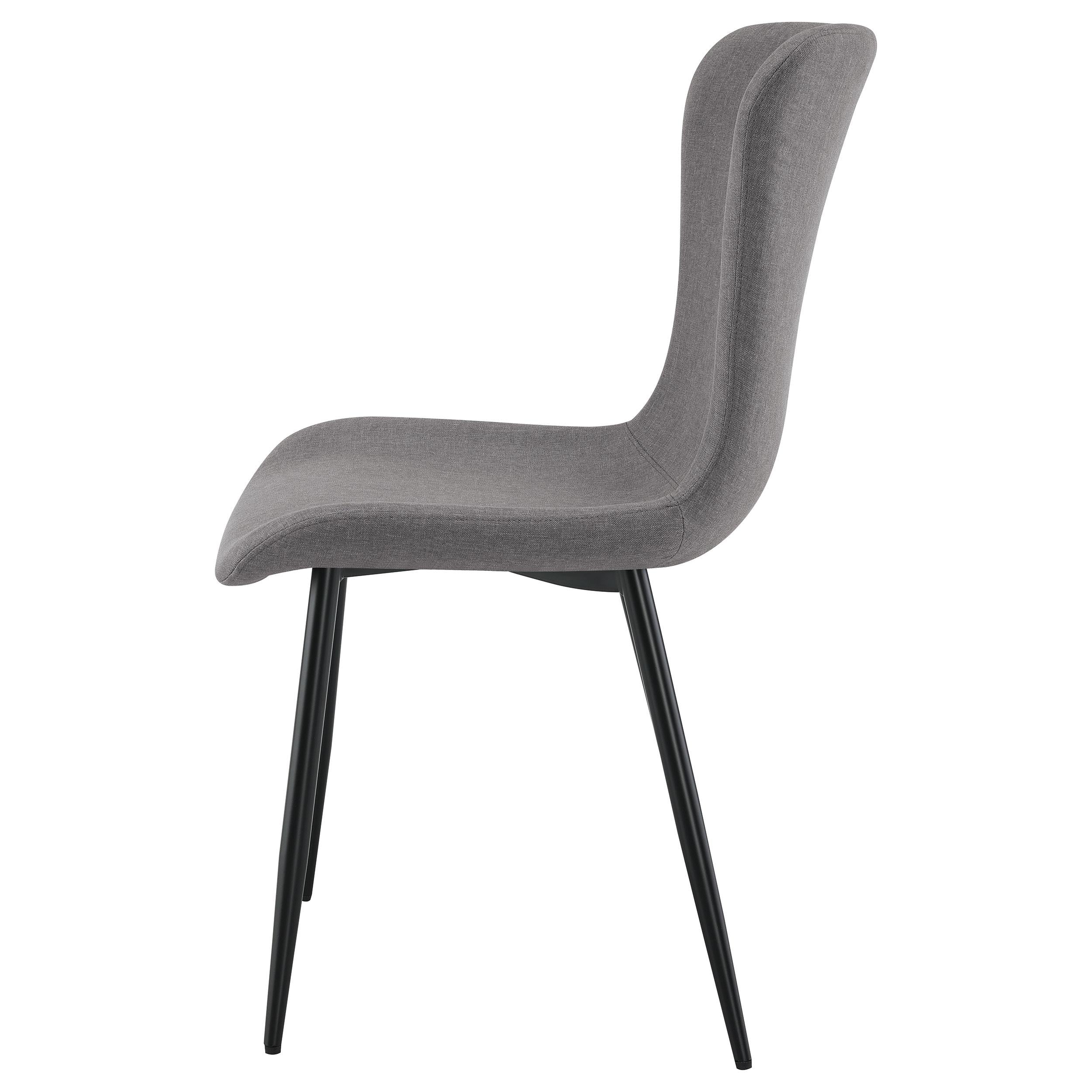 Horizon Upholstered Dining Side Chair Taupe, Set of 2 - Image 6