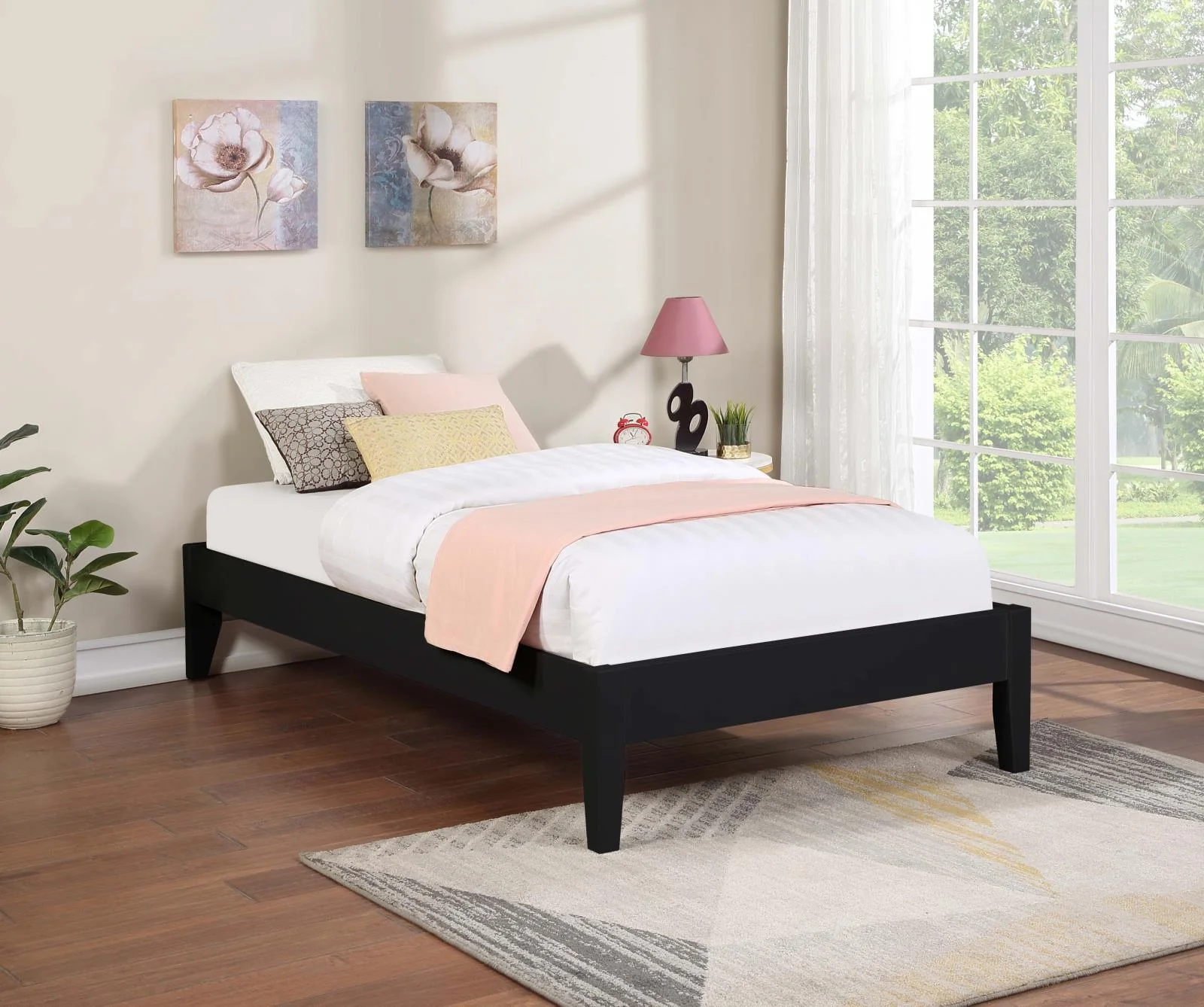Hounslow Black Platform Full Bed