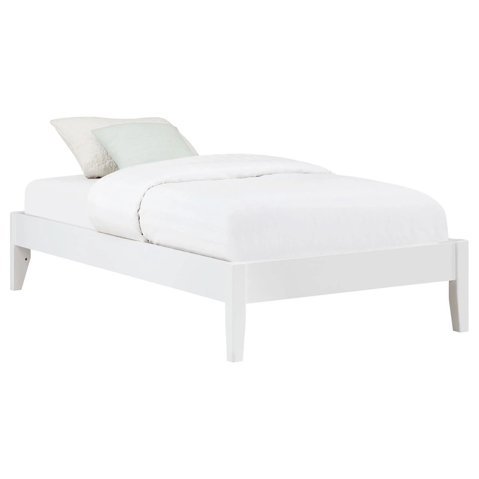 Hounslow White Platform Full Bed - Image 2