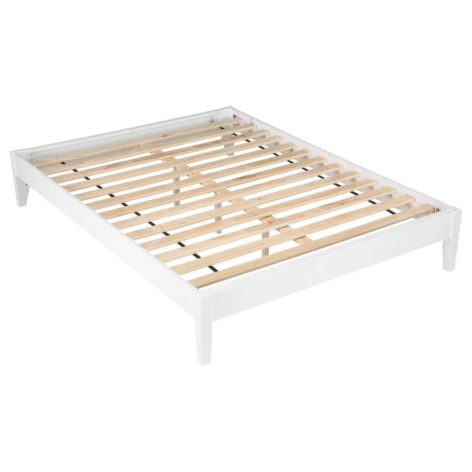 Hounslow White Platform Queen Bed - Image 4