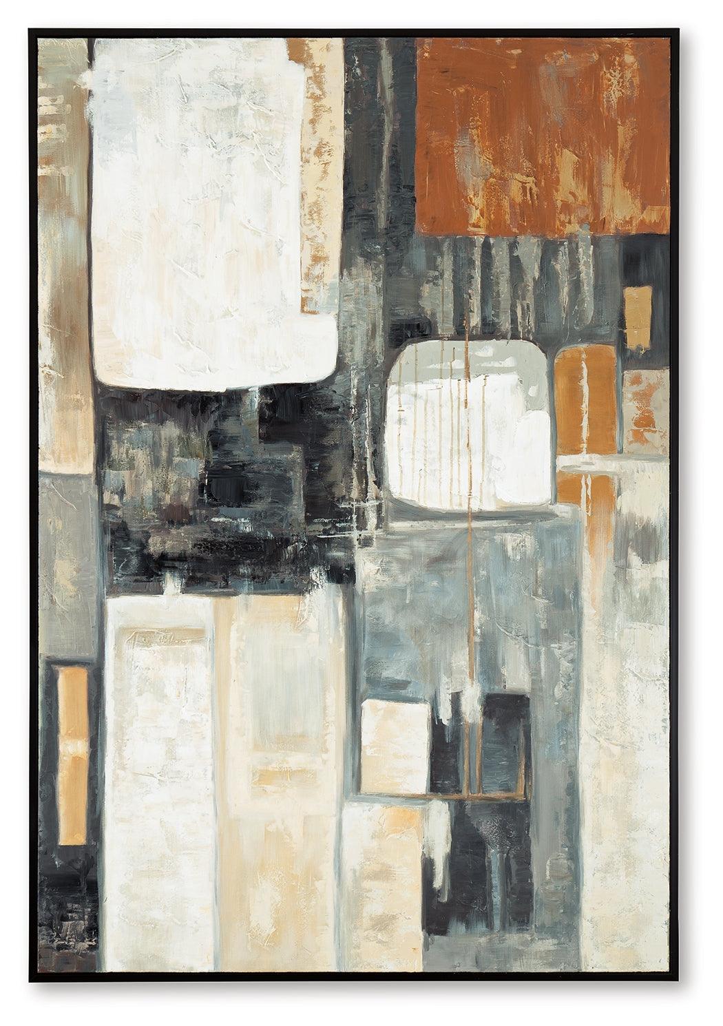 Howford Brown/Black/Gray Wall Art - Image 4