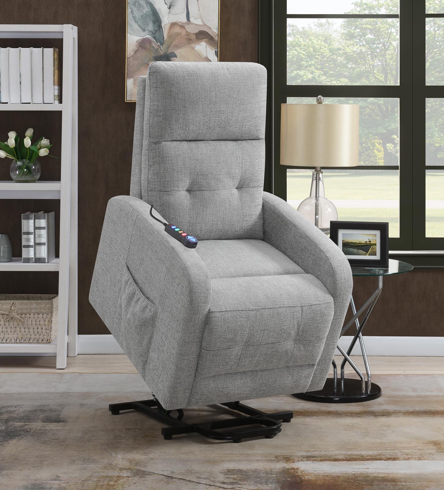 Howie Gray Tufted Upholstered Power Lift Recliner