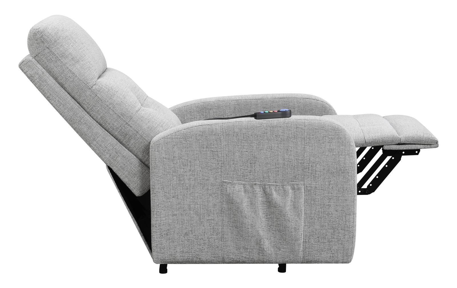 Howie Gray Tufted Upholstered Power Lift Recliner - Image 12