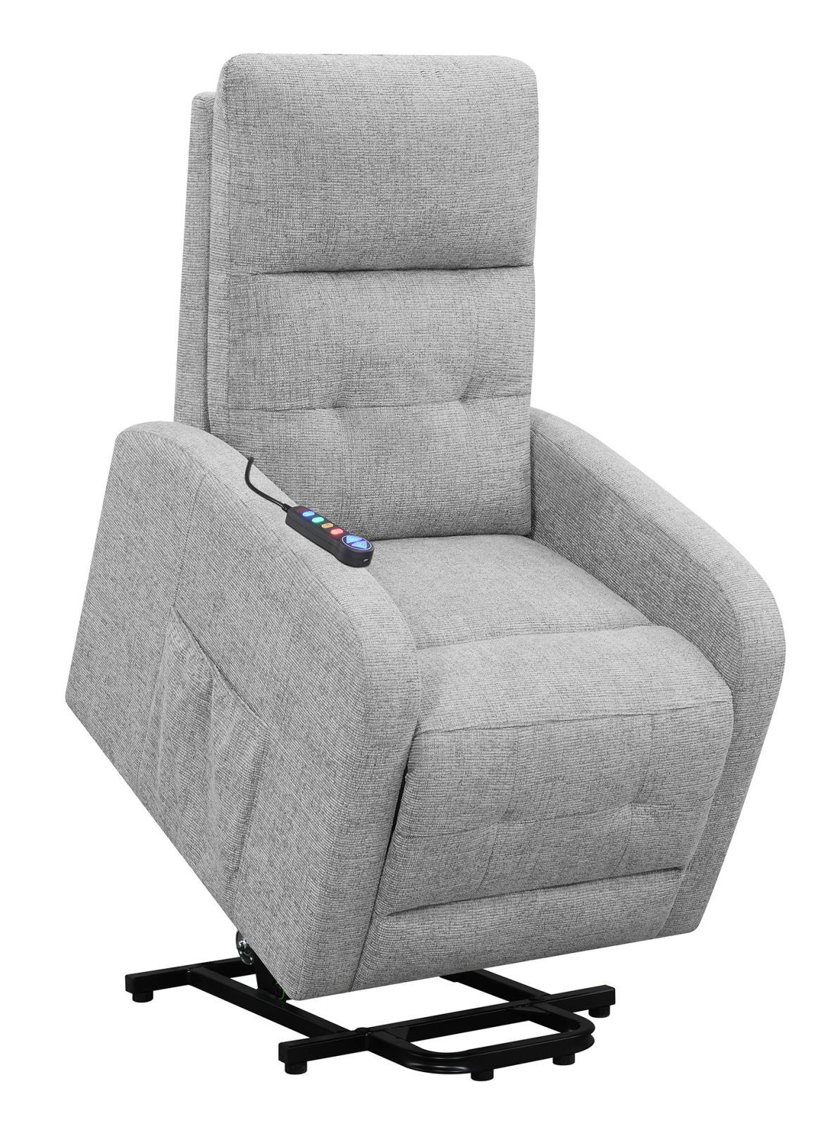 Howie Gray Tufted Upholstered Power Lift Recliner - Image 15