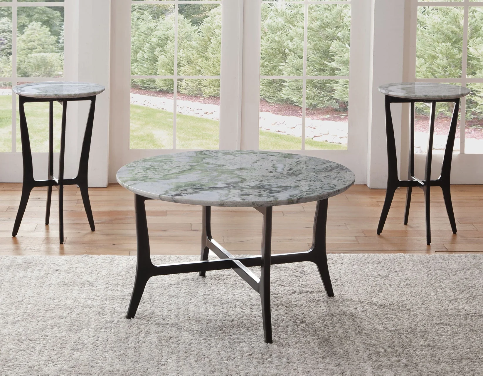 Hoxley Green Onyx 30″ Round Coffee Table - Image 4
