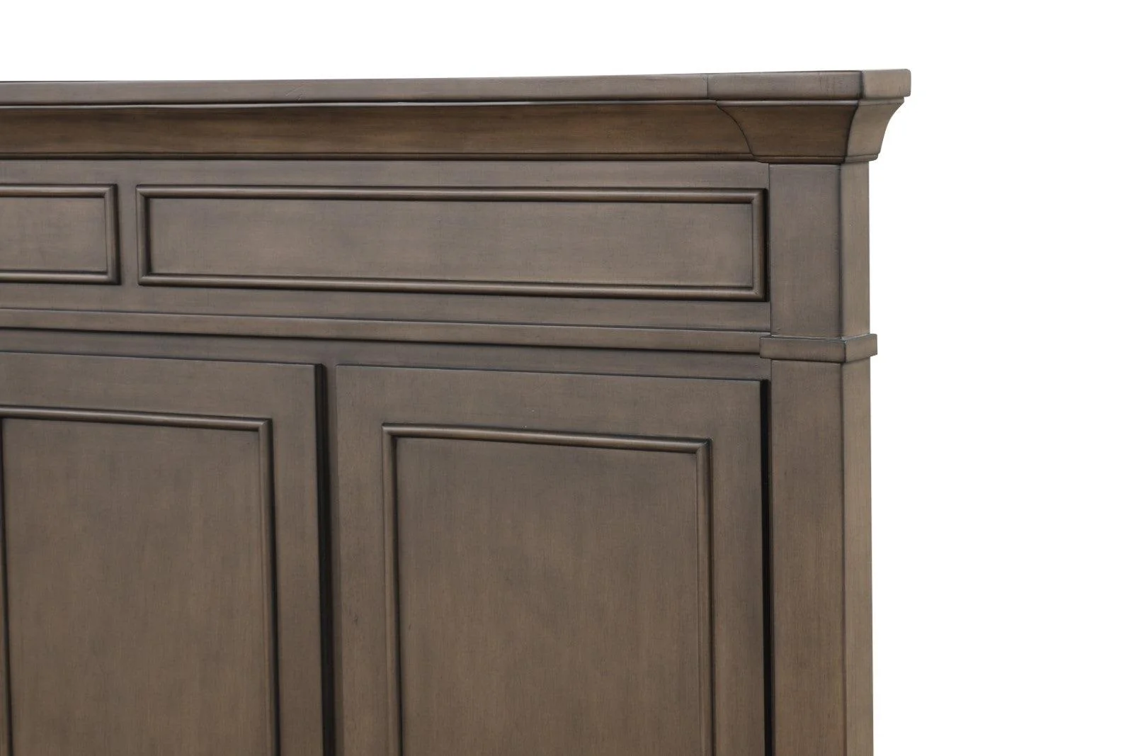 Huddersfield Dark Walnut King Panel Bed - Image 9