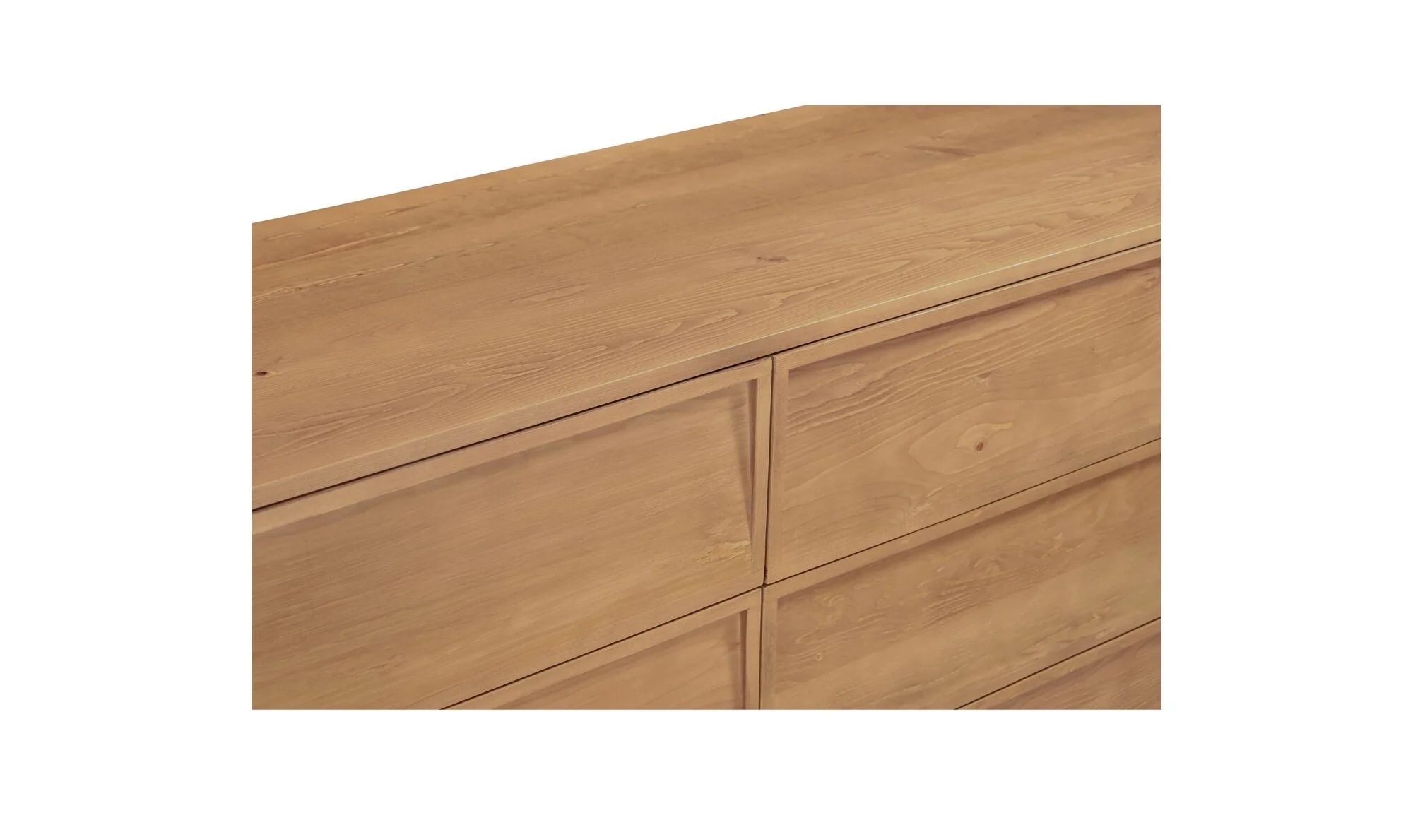 Hudson 6 Drawer Dresser Natural - Image 9