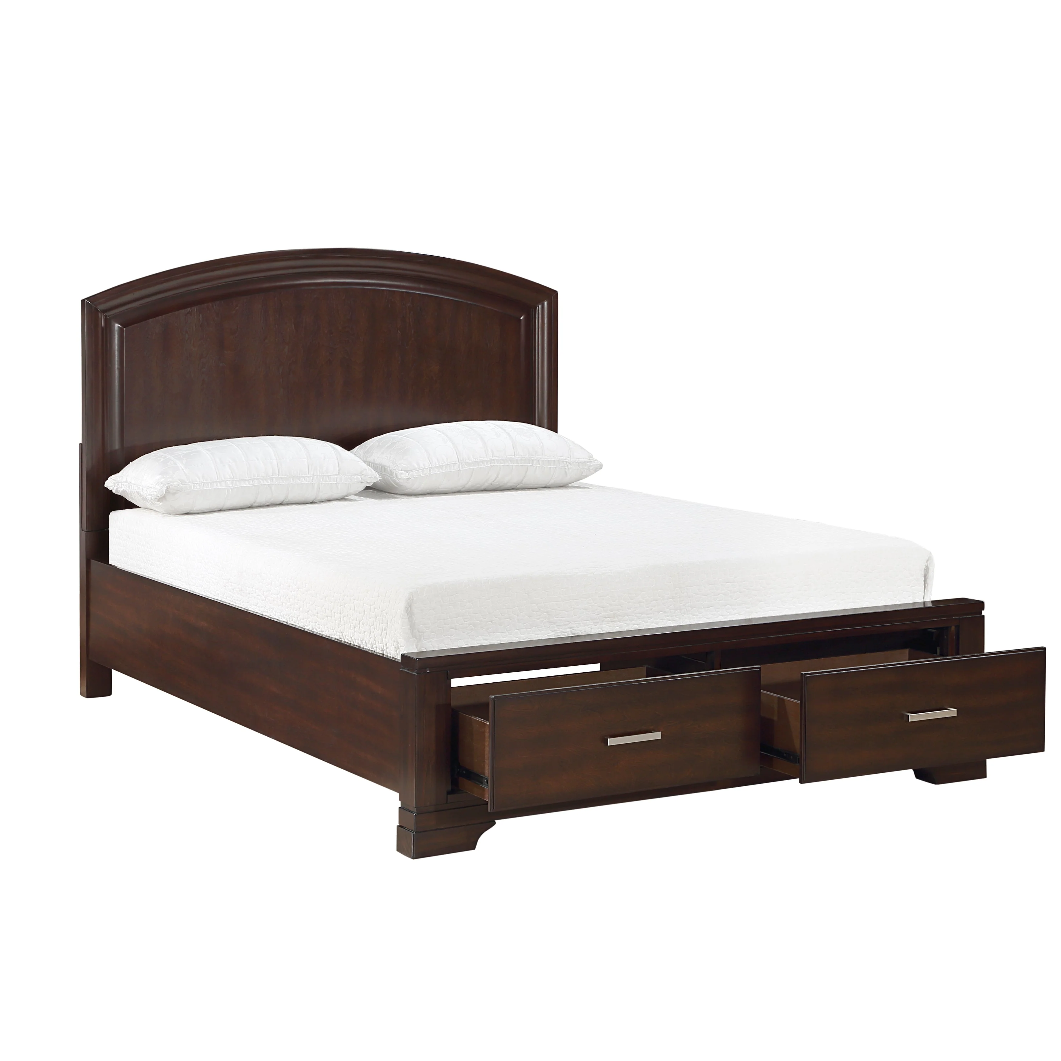 Hudson Cherry Queen Storage Platform Bed - Image 2