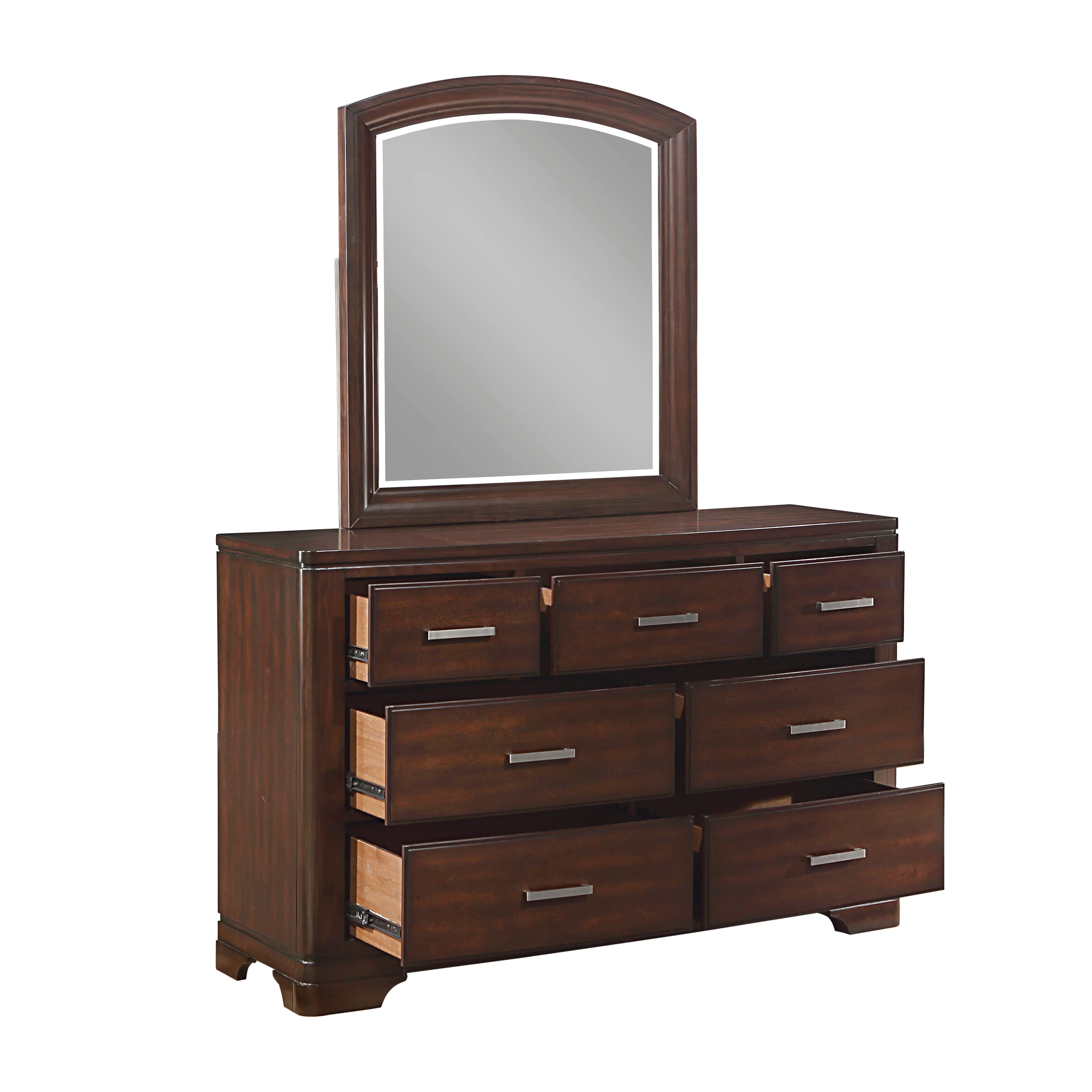 Hudson Cherry Storage Platform Bedroom Set - Image 9