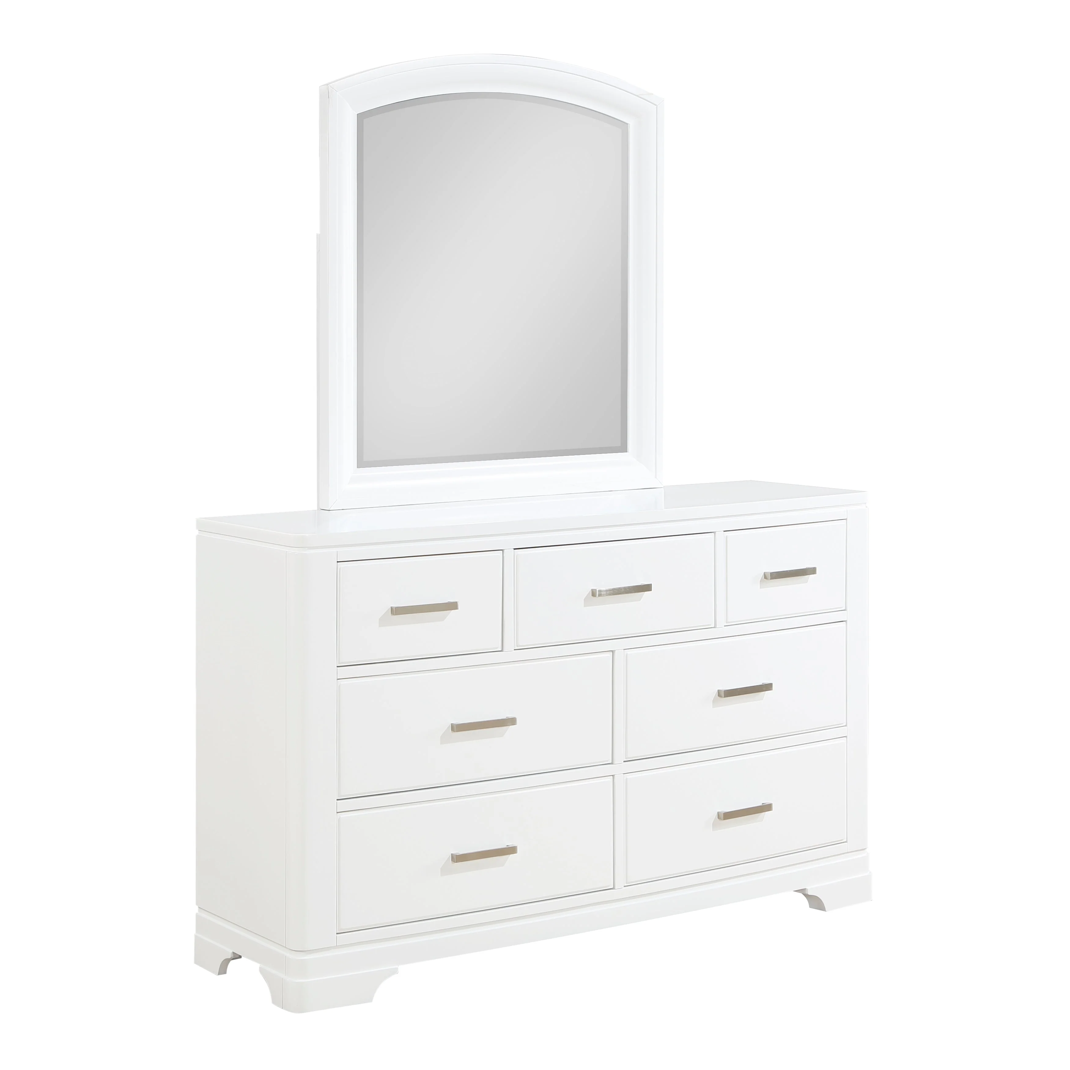 Hudson White Mirror (Mirror Only) - Image 3