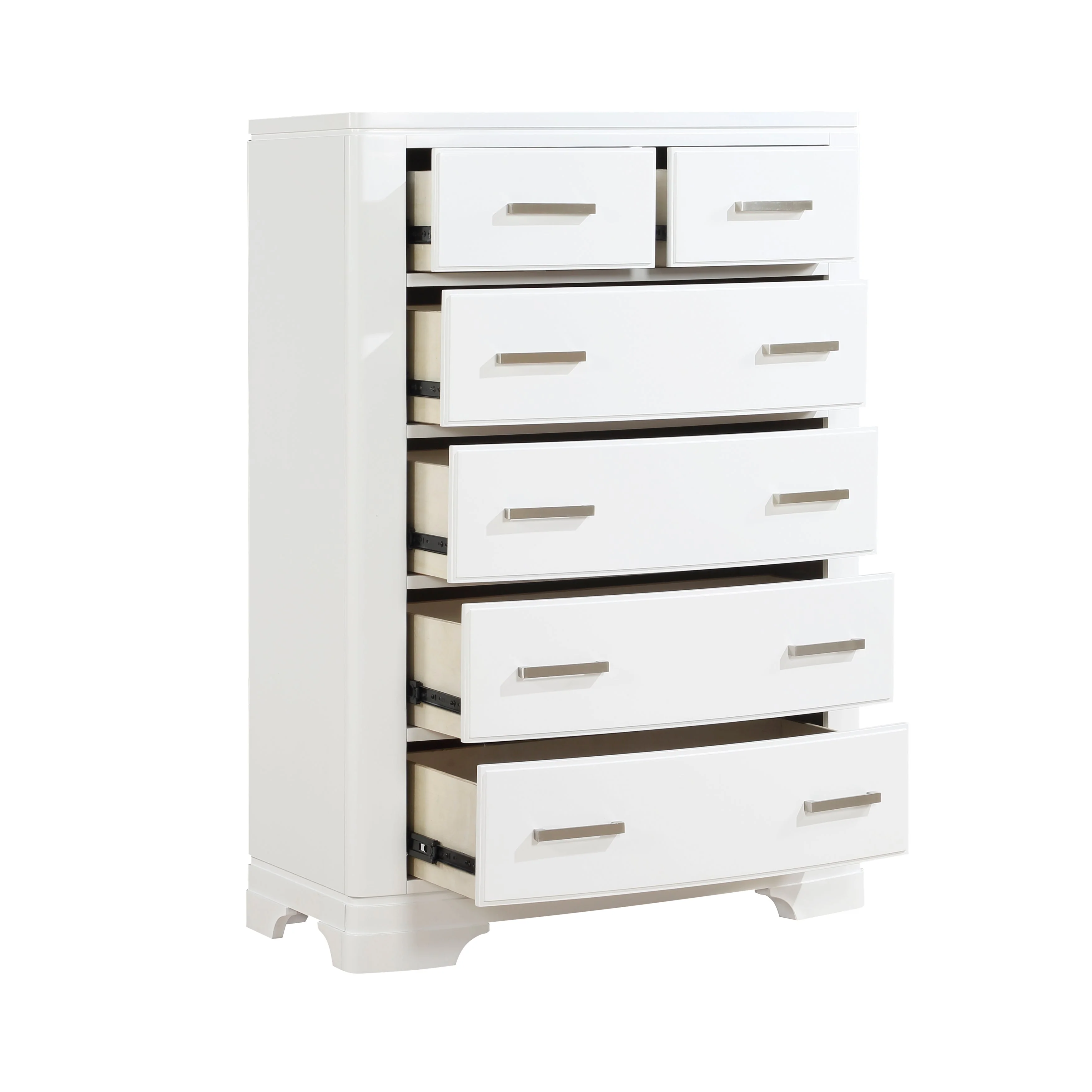 Hudson White Storage Platform Youth Bedroom Set - Image 17